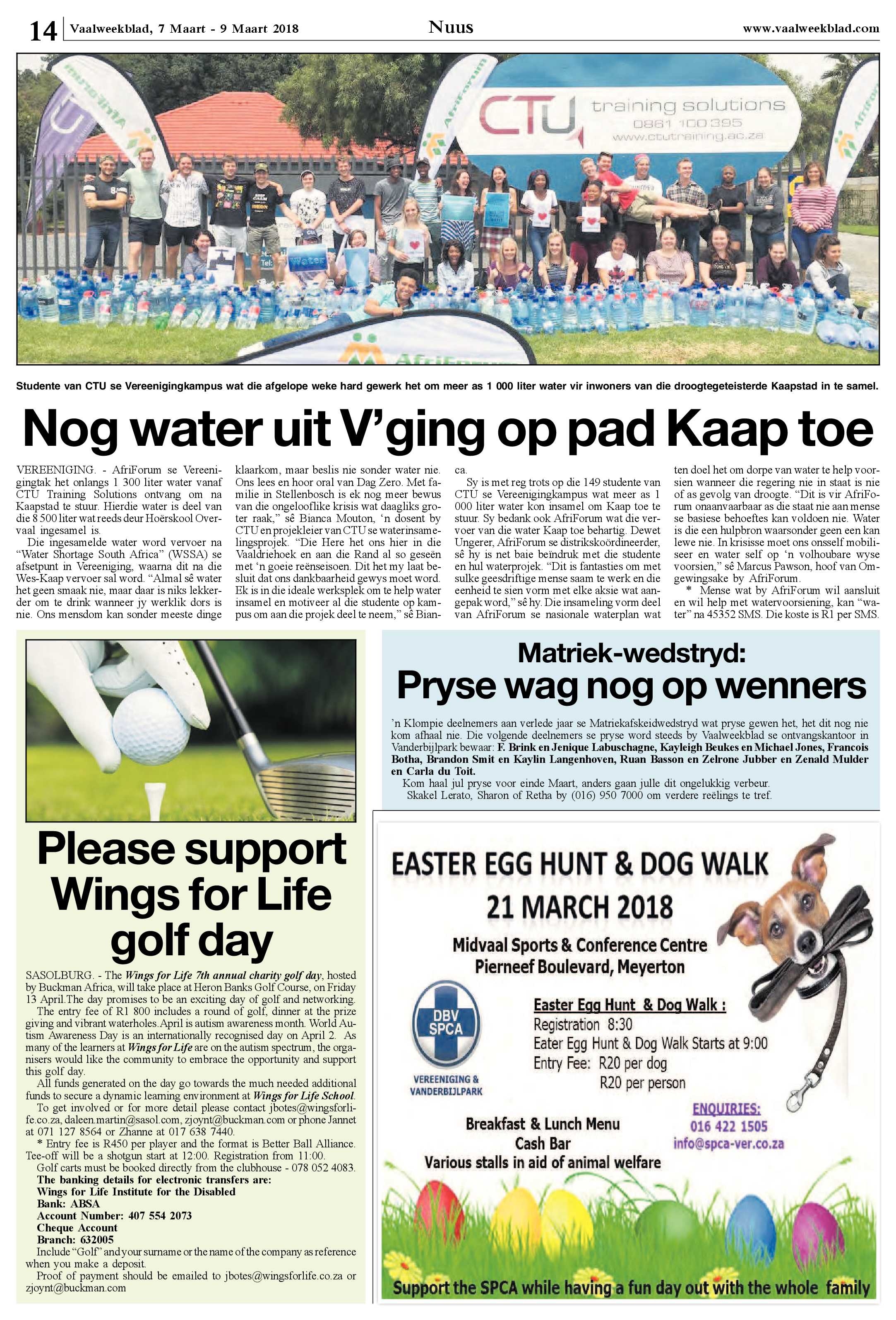 Vaalweekblad 7 – 9 Maart 2018 page 14