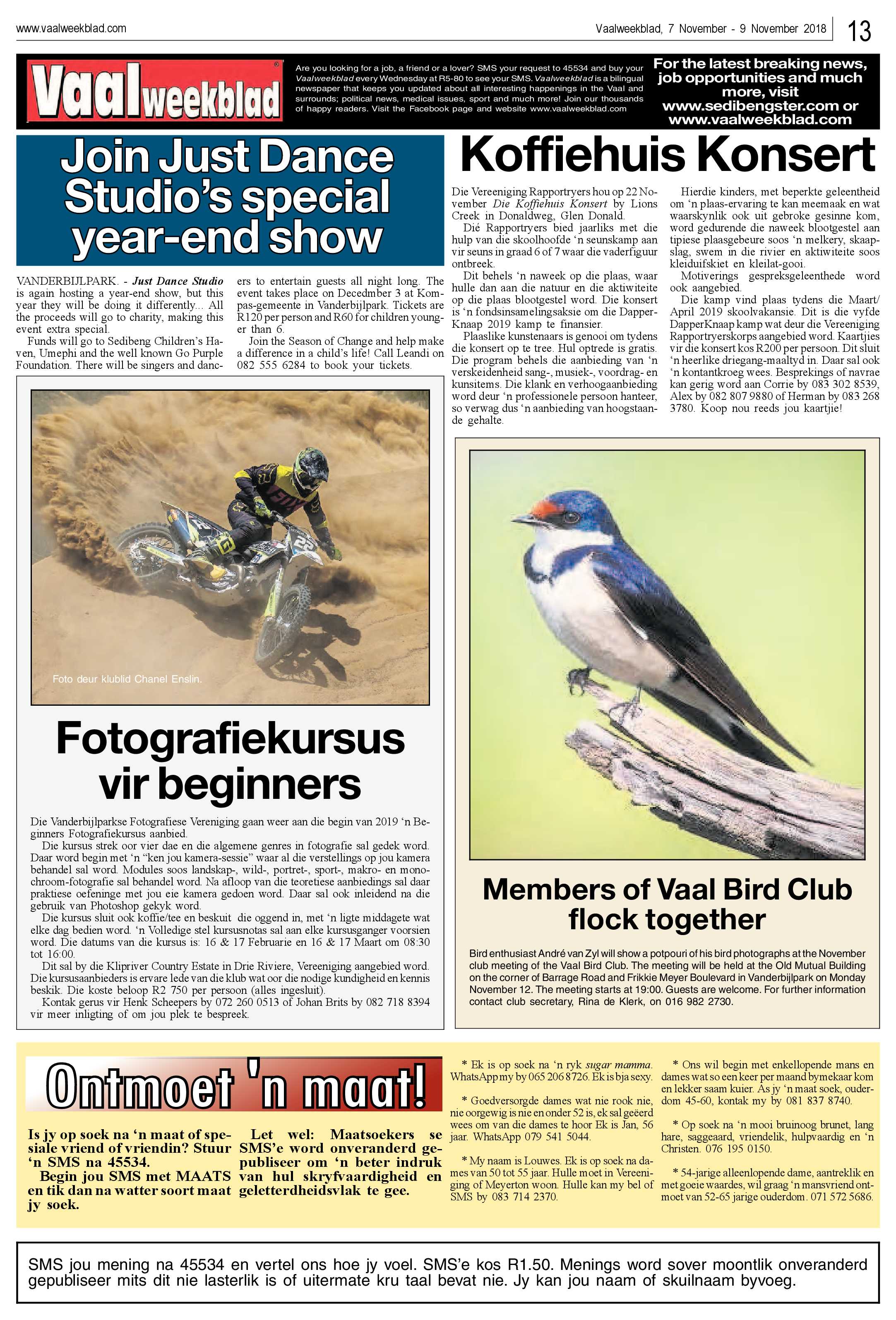 Vaalweekblad 7 – 9 November 2018 page 13