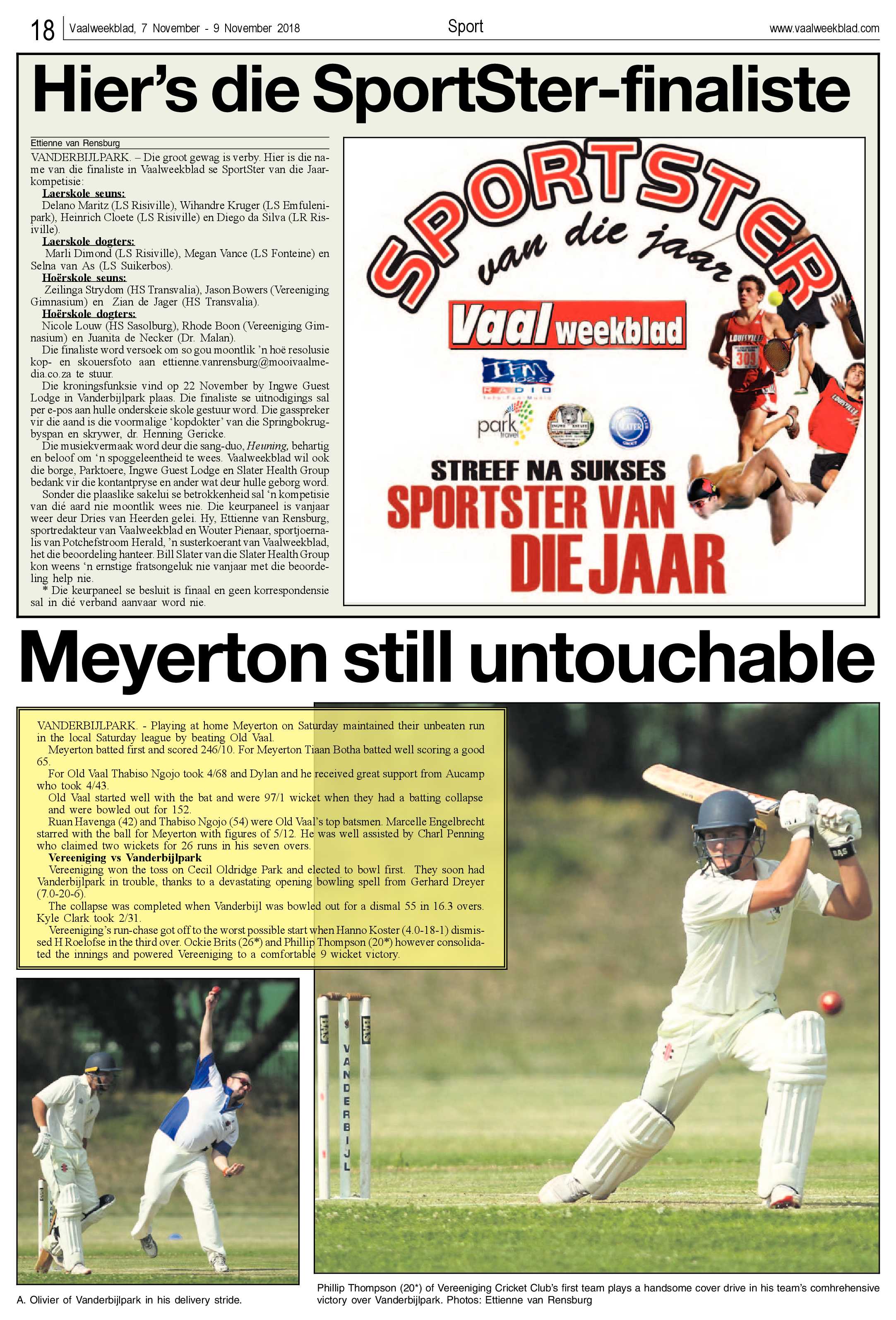 Vaalweekblad 7 – 9 November 2018 page 18