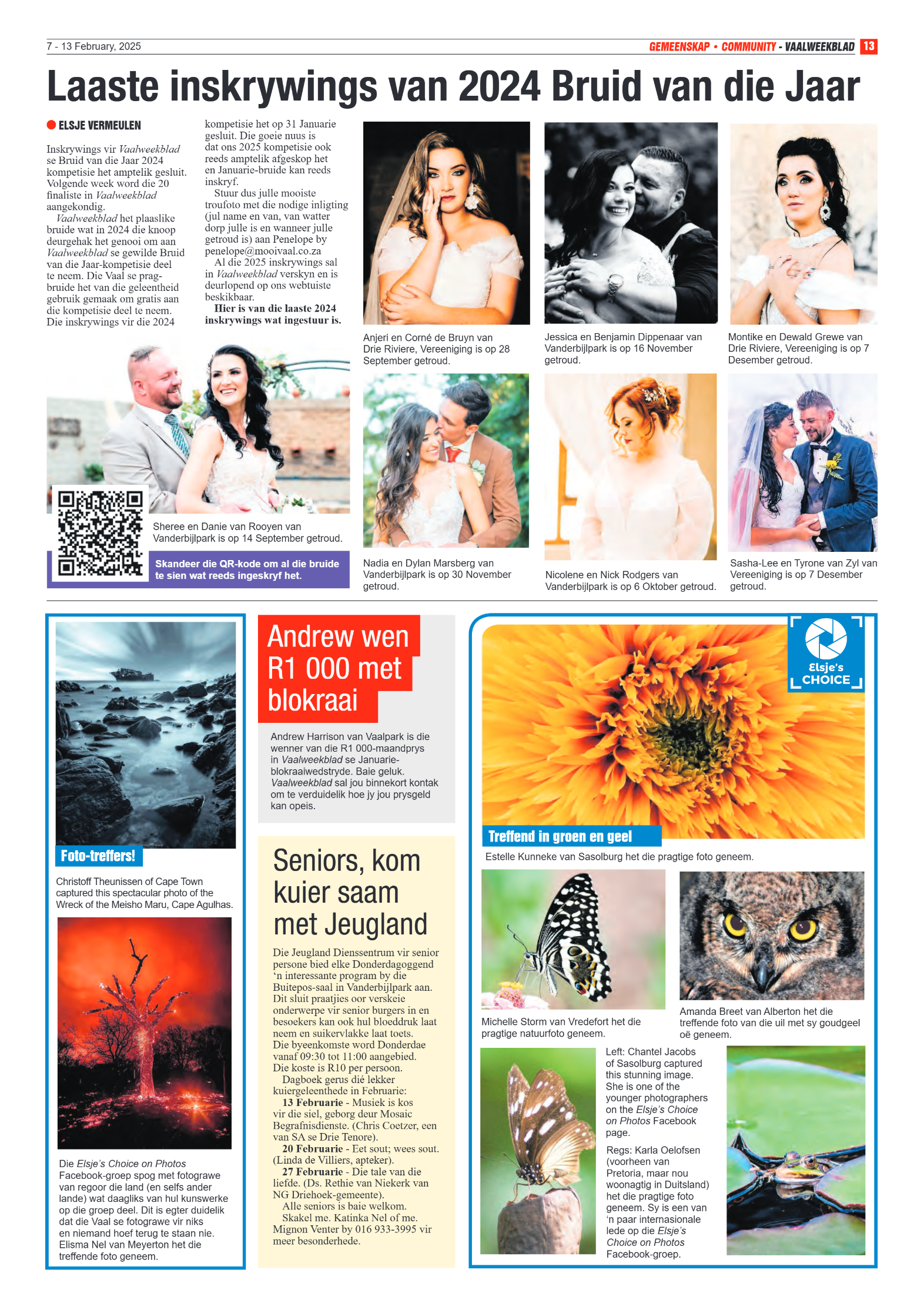 Vaalweekblad 7 – 13 February, 2025 page 13