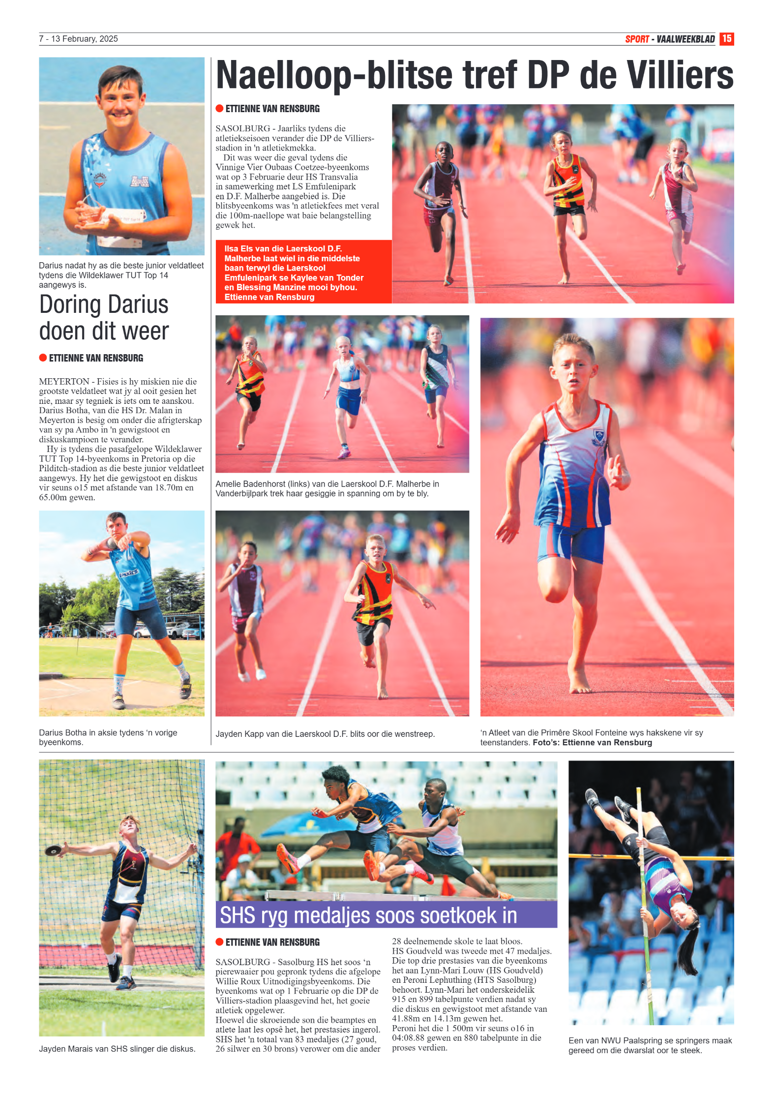 Vaalweekblad 7 – 13 February, 2025 page 15