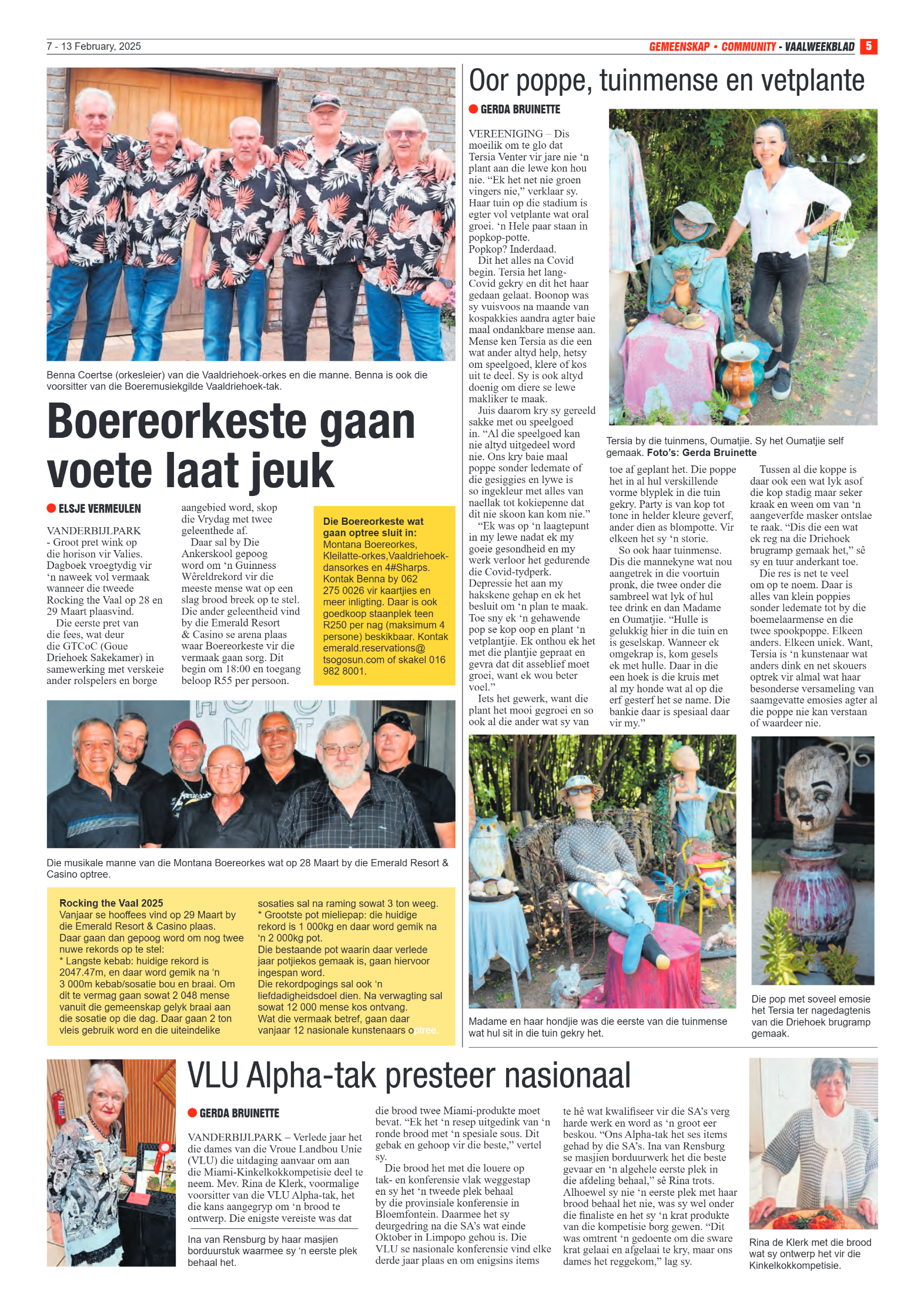 Vaalweekblad 7 – 13 February, 2025 page 5
