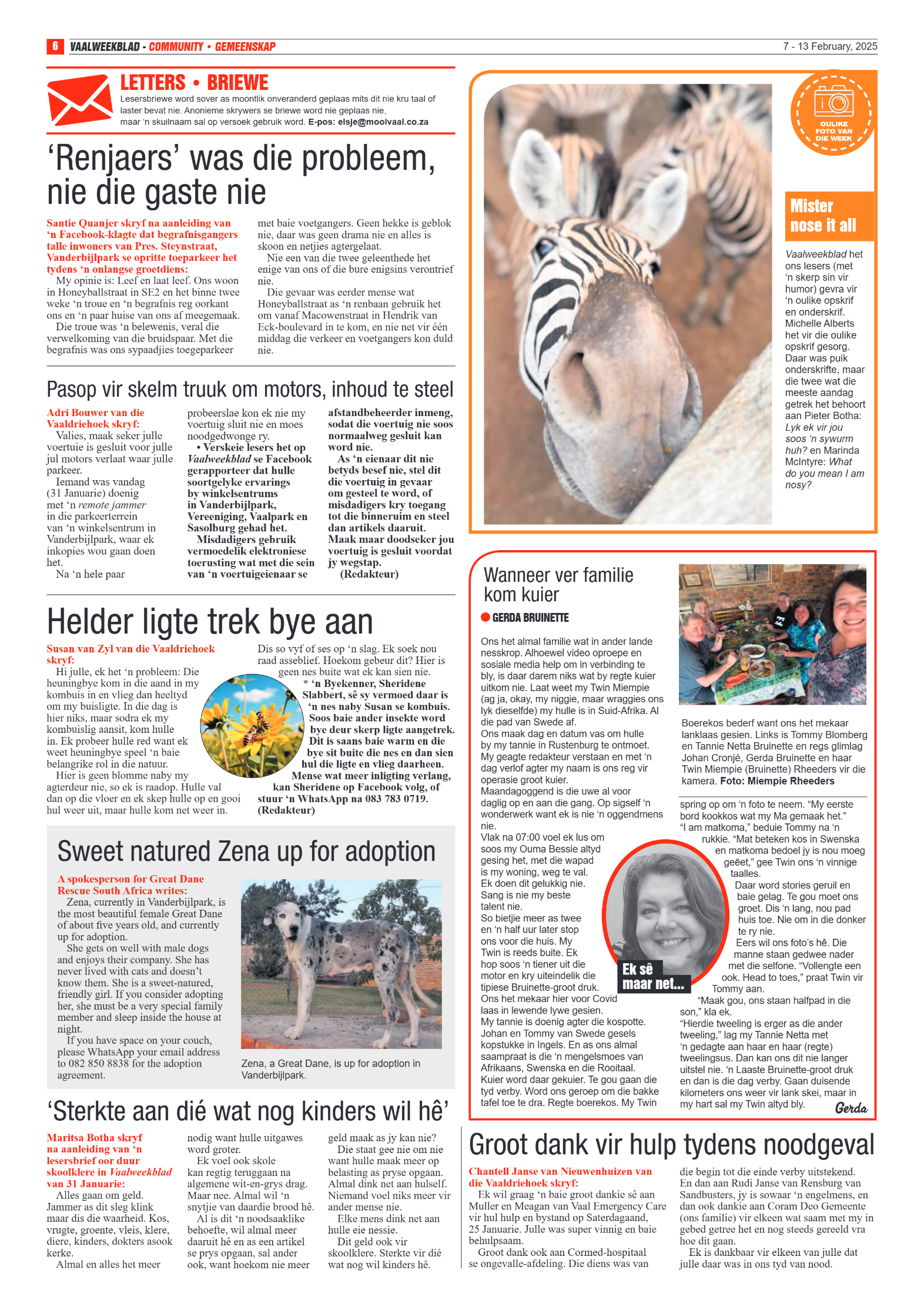 Vaalweekblad 7 – 13 February, 2025 page 6