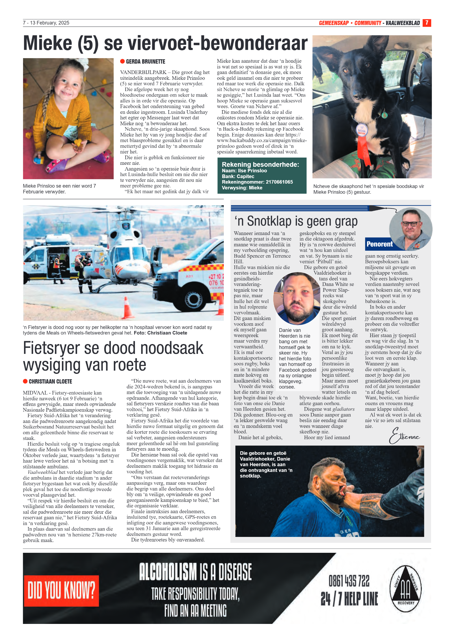 Vaalweekblad 7 – 13 February, 2025 page 7