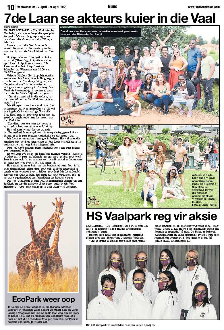 Vaalweekblad, 7 April – 9 April 2021 page 10