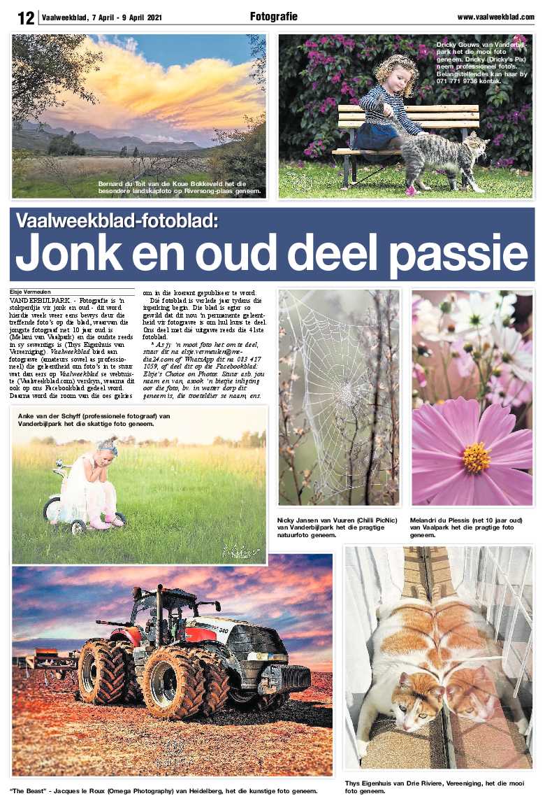 Vaalweekblad, 7 April – 9 April 2021 page 12