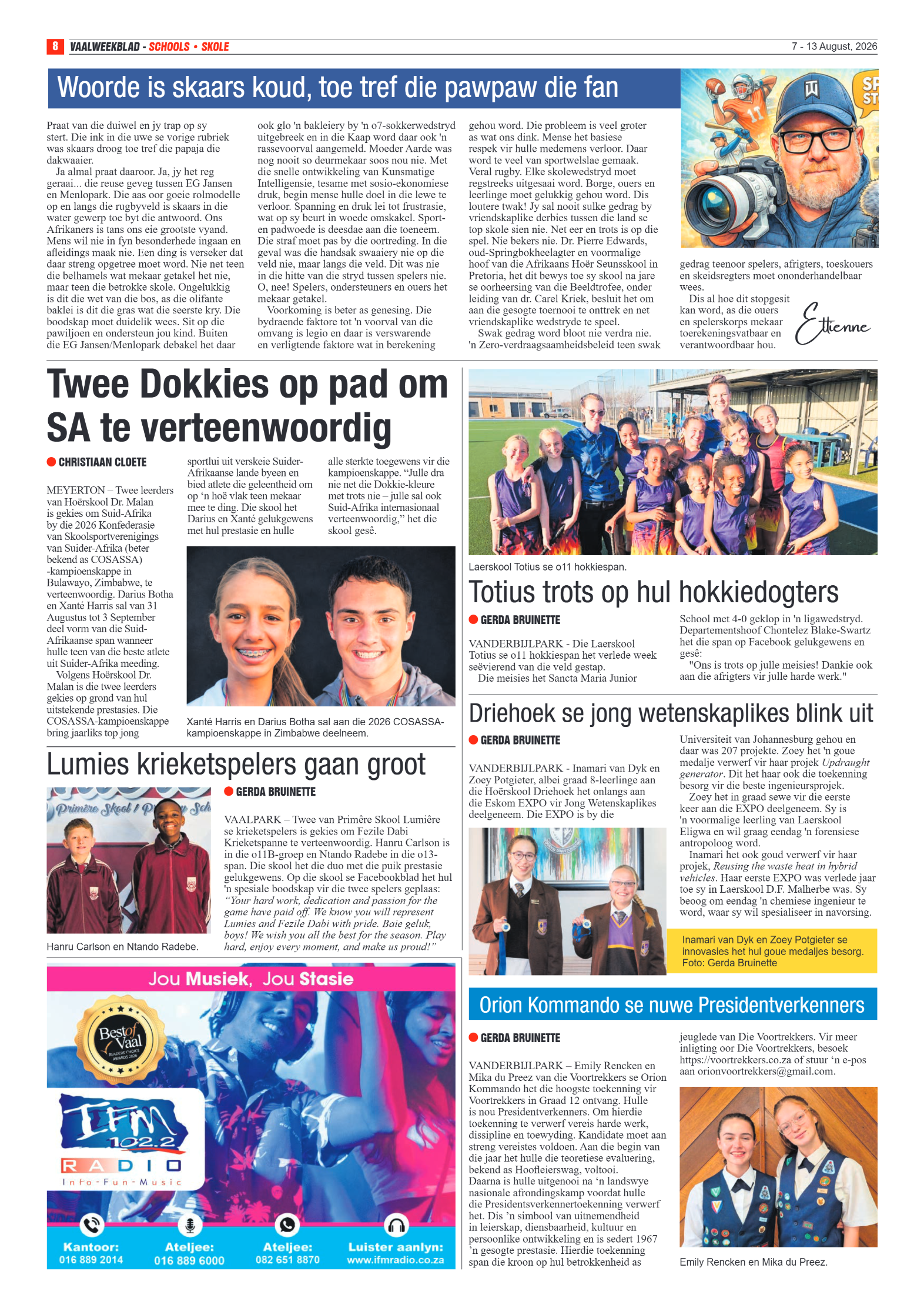 Vaalweekblad – 7 Augustus 2026 page 8