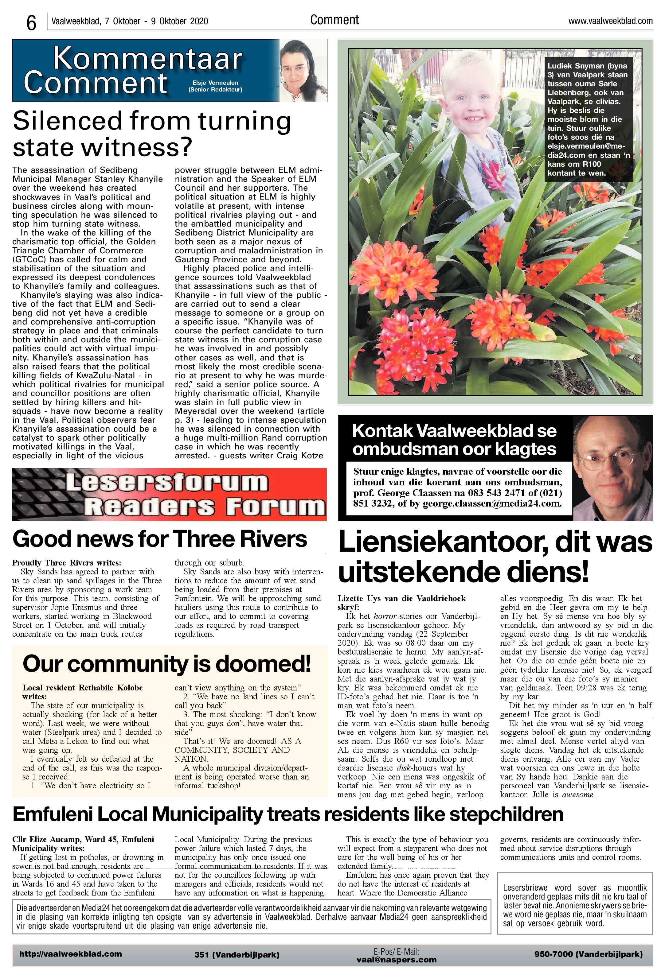 Vaalweekblad 7 Oktober – 9 Oktober 2020 page 6