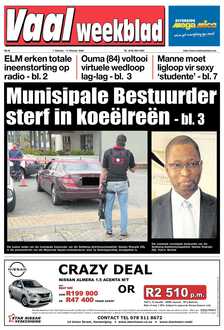 Vaalweekblad 7 Oktober – 9 Oktober 2020