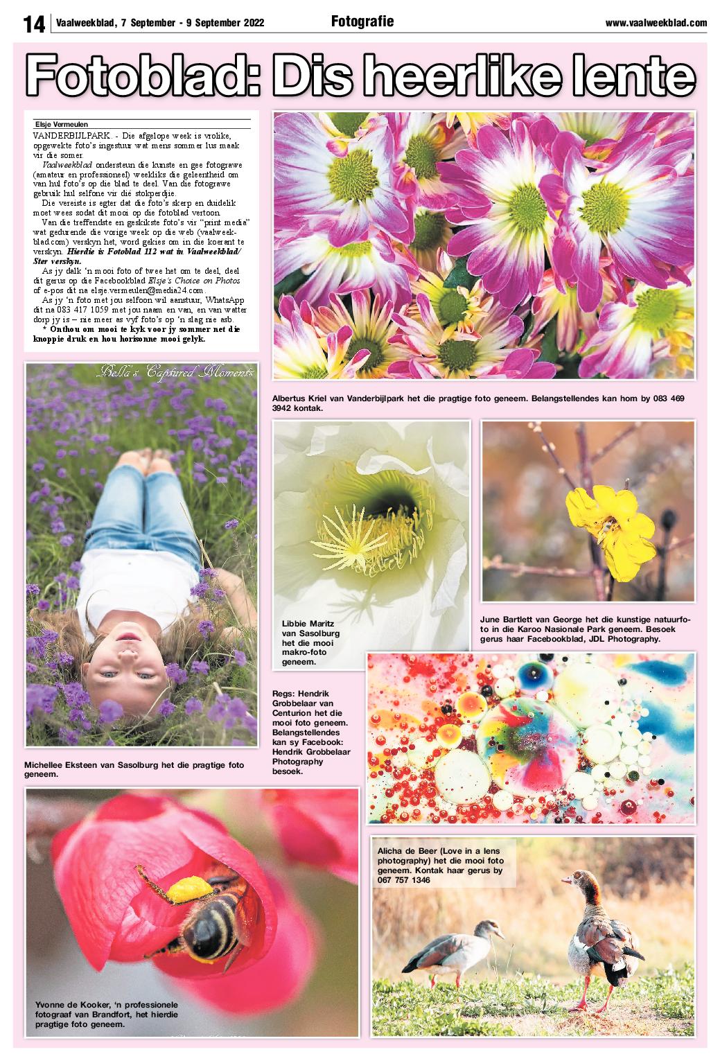 Vaalweekblad, 7 September – 9 September 2022 page 14