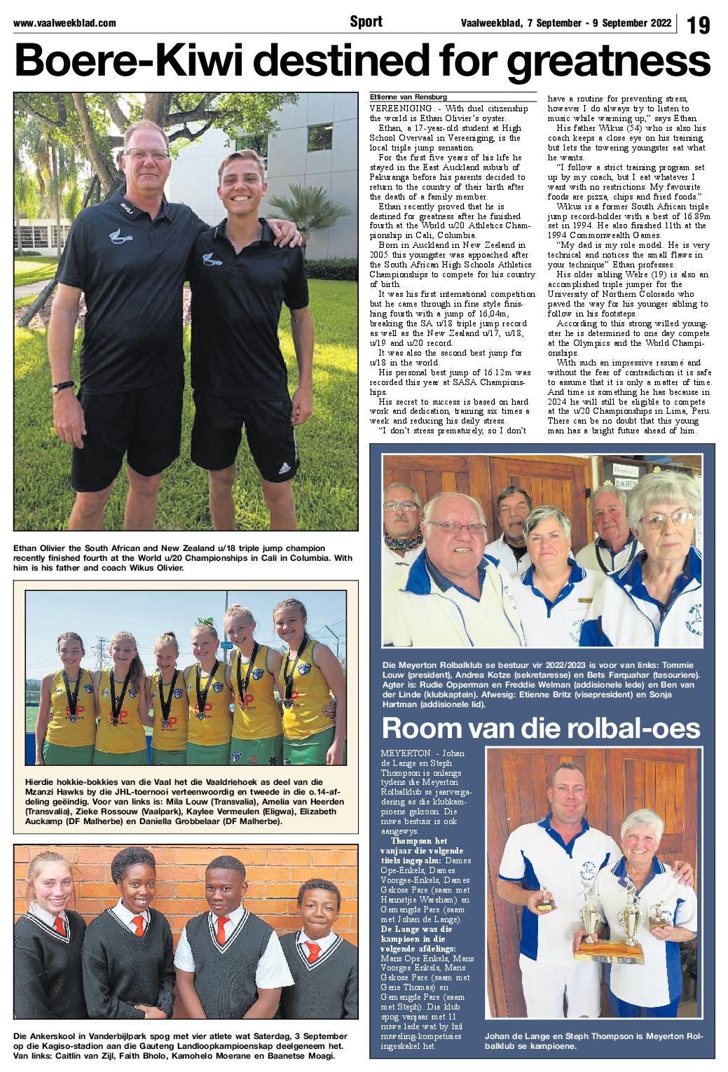 Vaalweekblad, 7 September – 9 September 2022 page 16