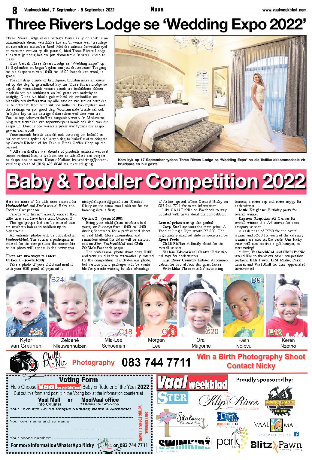 Vaalweekblad, 7 September – 9 September 2022 page 8