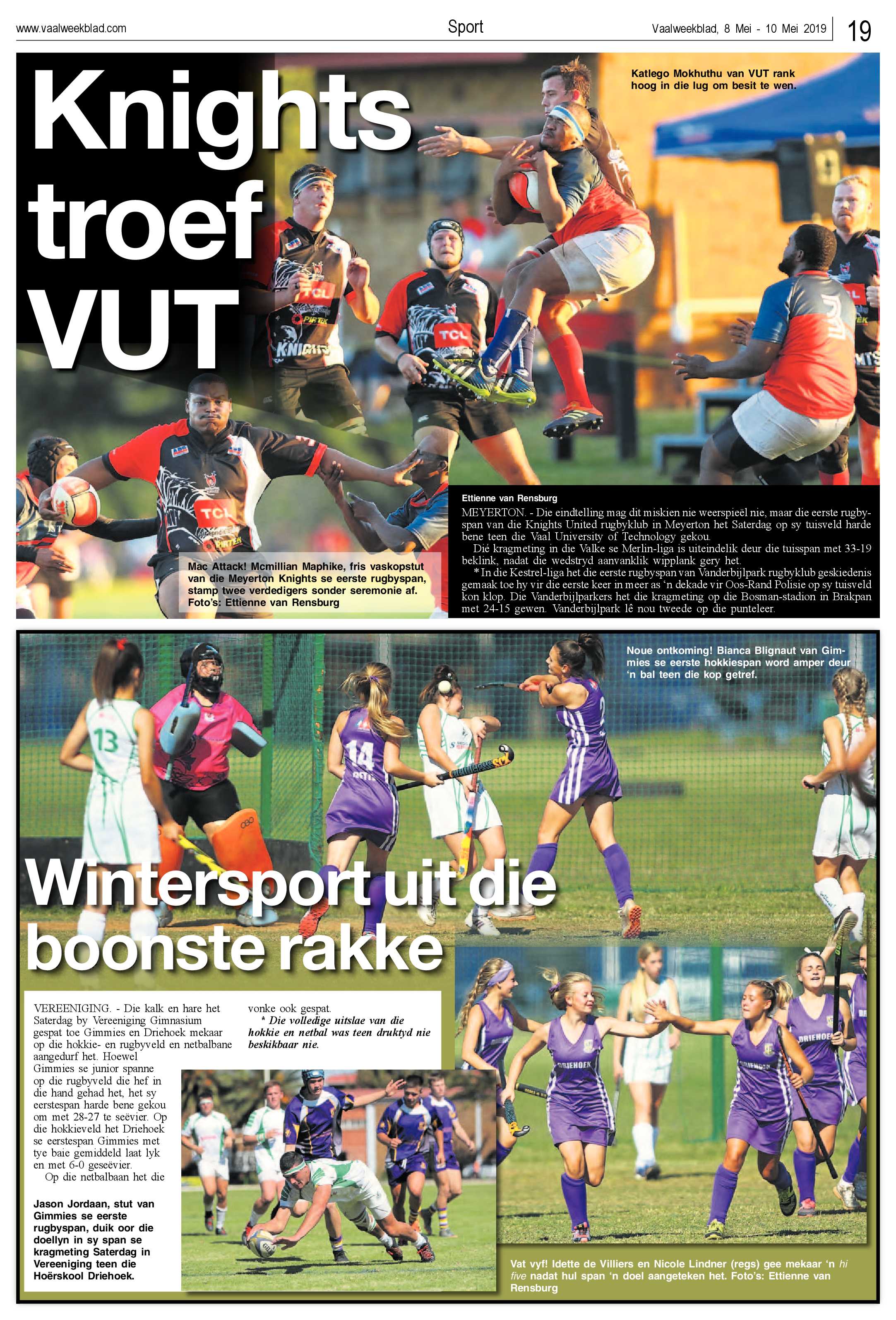 Vaalweekblad 8 – 10 Mei 2019 page 19