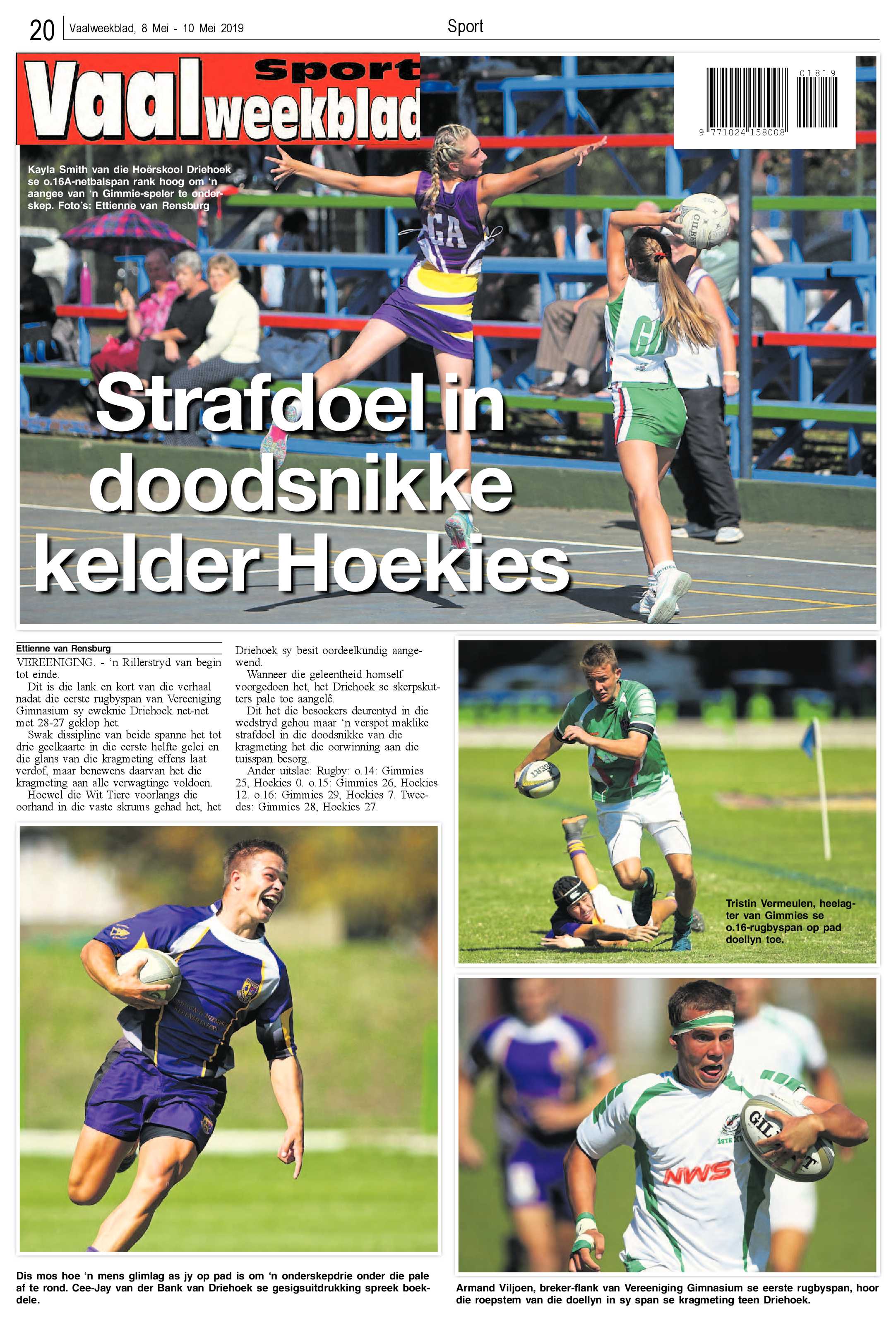 Vaalweekblad 8 – 10 Mei 2019 page 20