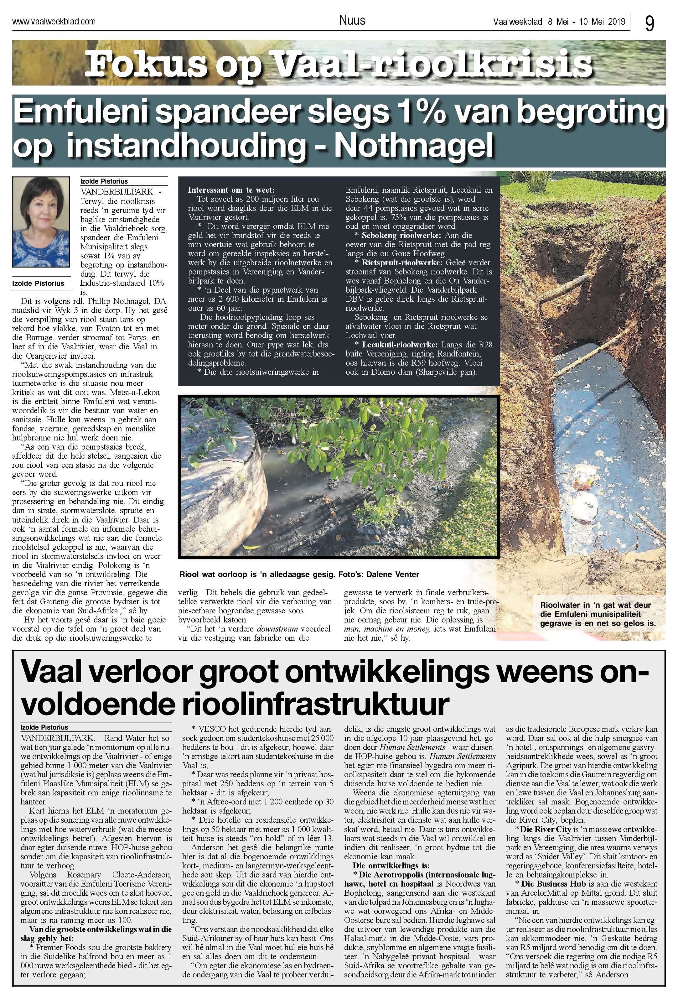 Vaalweekblad 8 – 10 Mei 2019 page 9