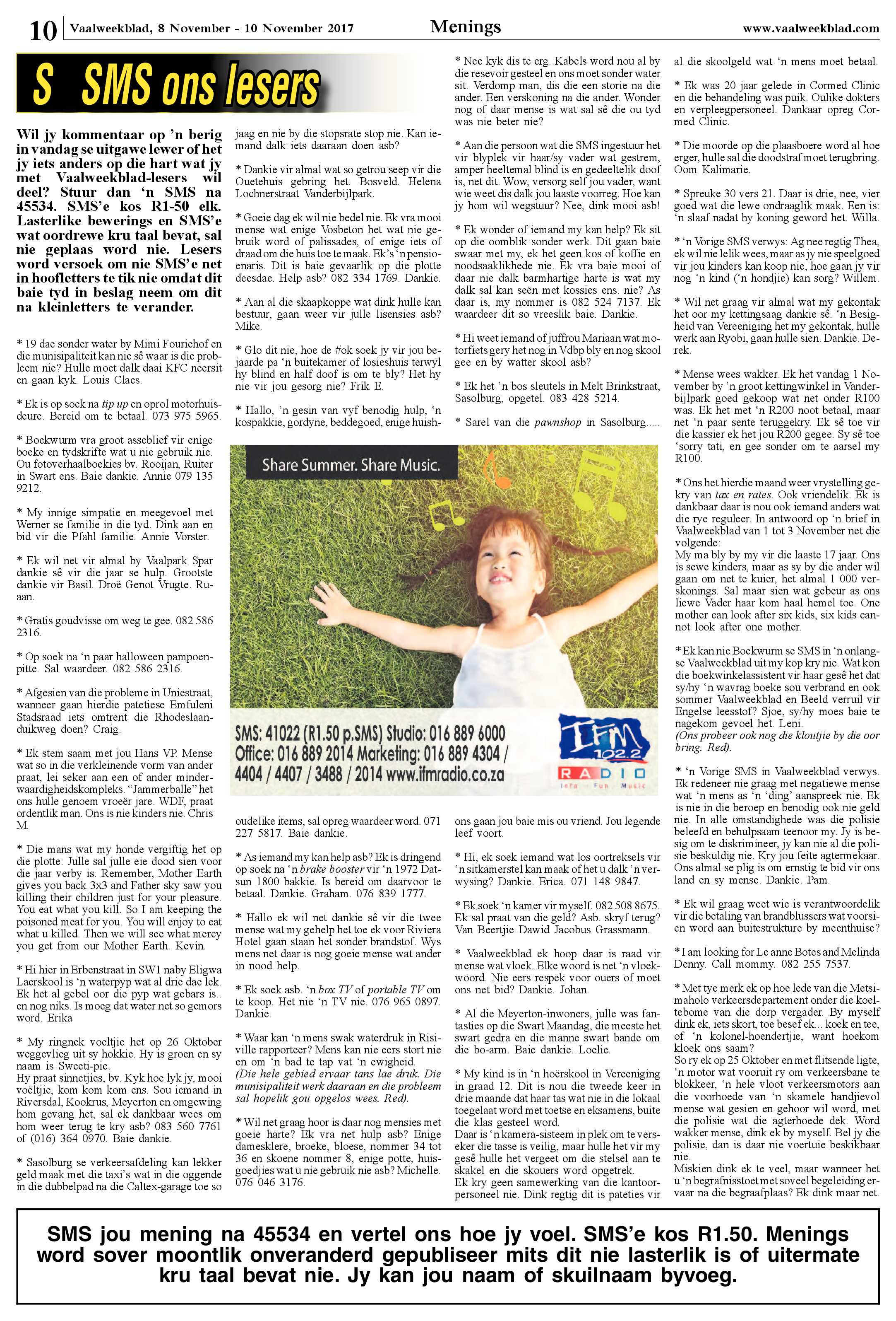 Vaalweekblad 8 – 10 November 2017 page 10