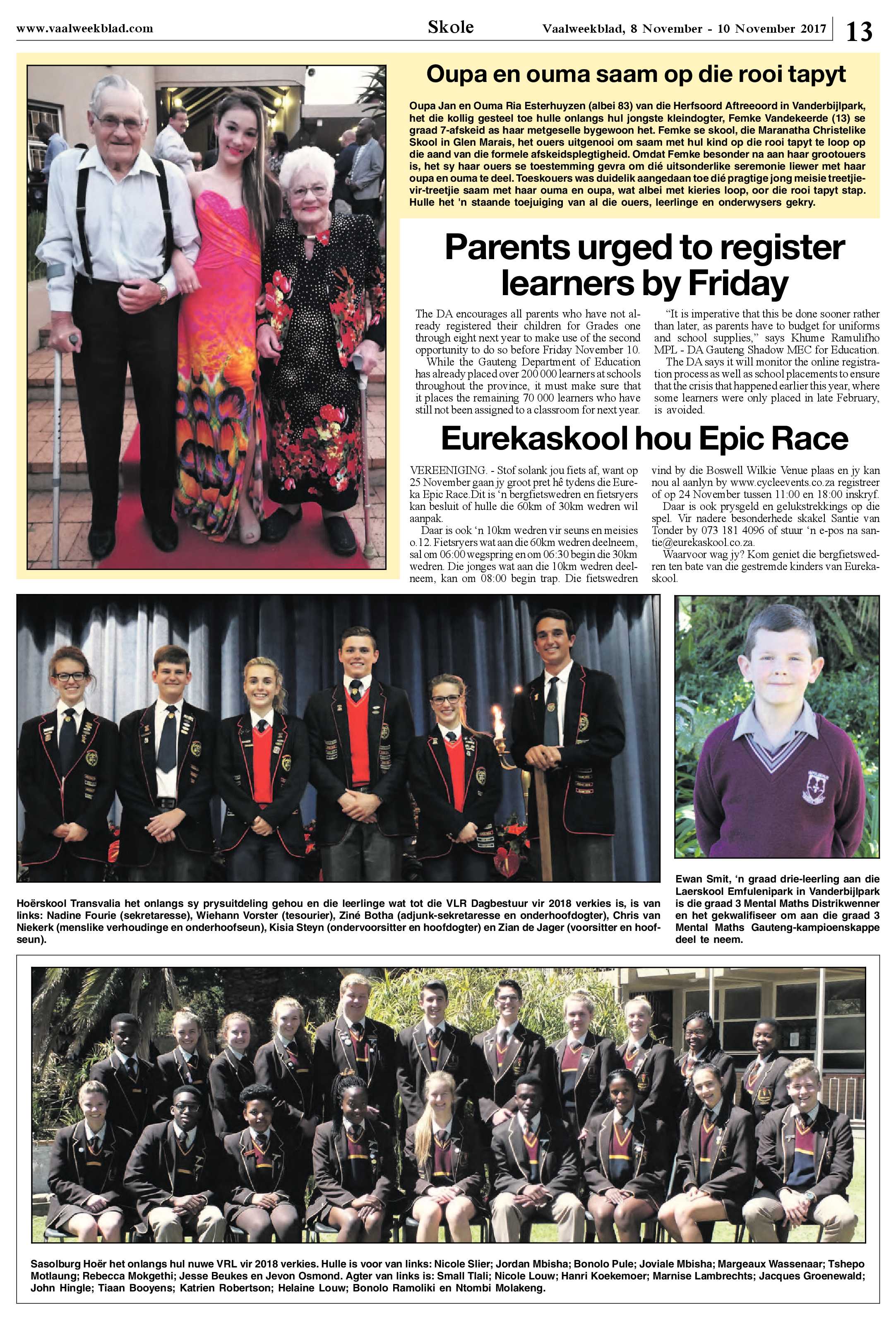 Vaalweekblad 8 – 10 November 2017 page 13