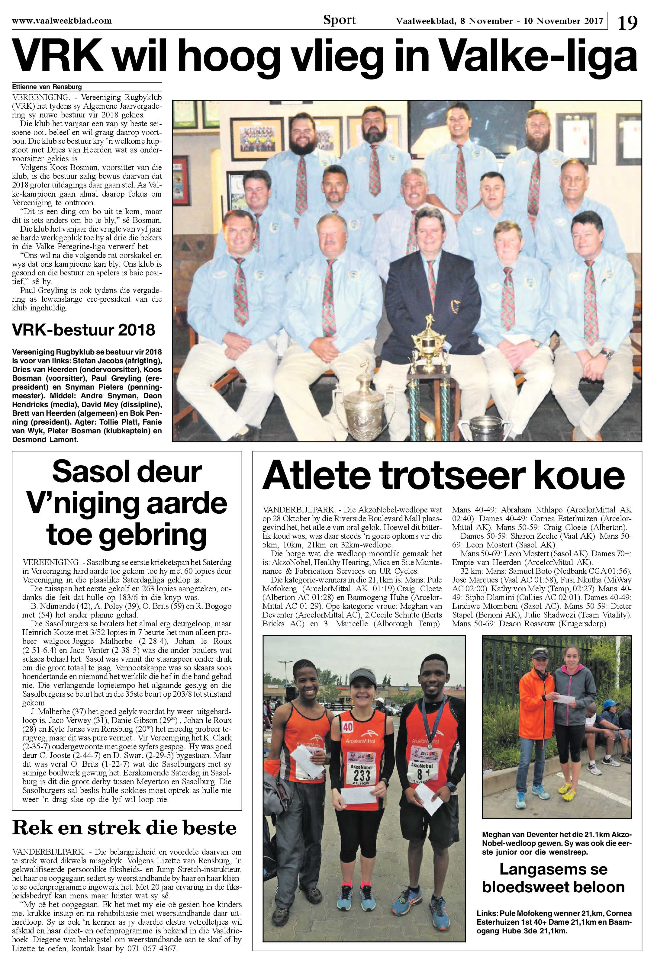 Vaalweekblad 8 – 10 November 2017 page 19