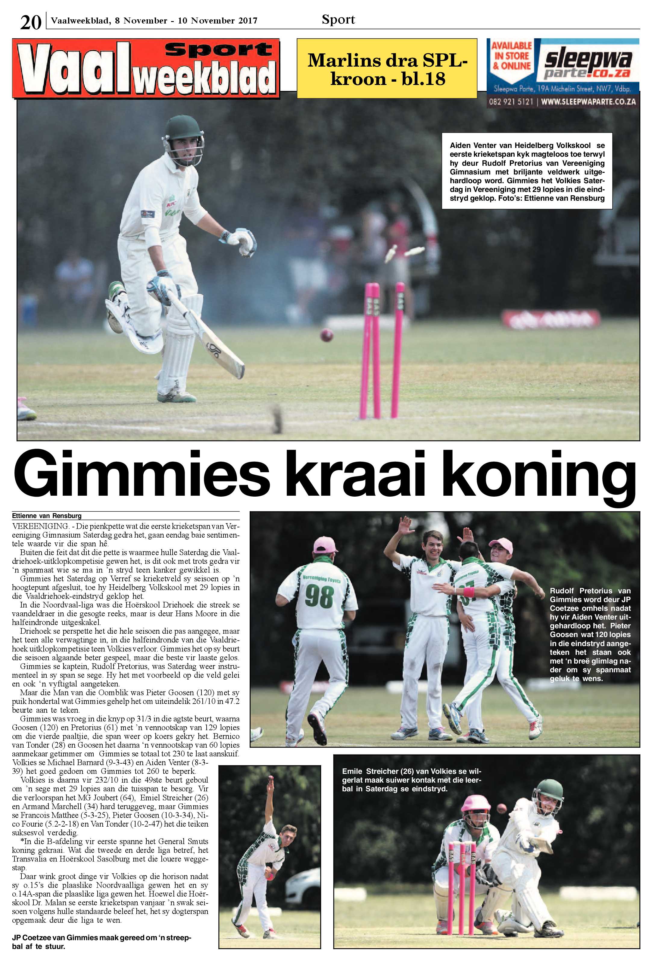 Vaalweekblad 8 – 10 November 2017 page 20