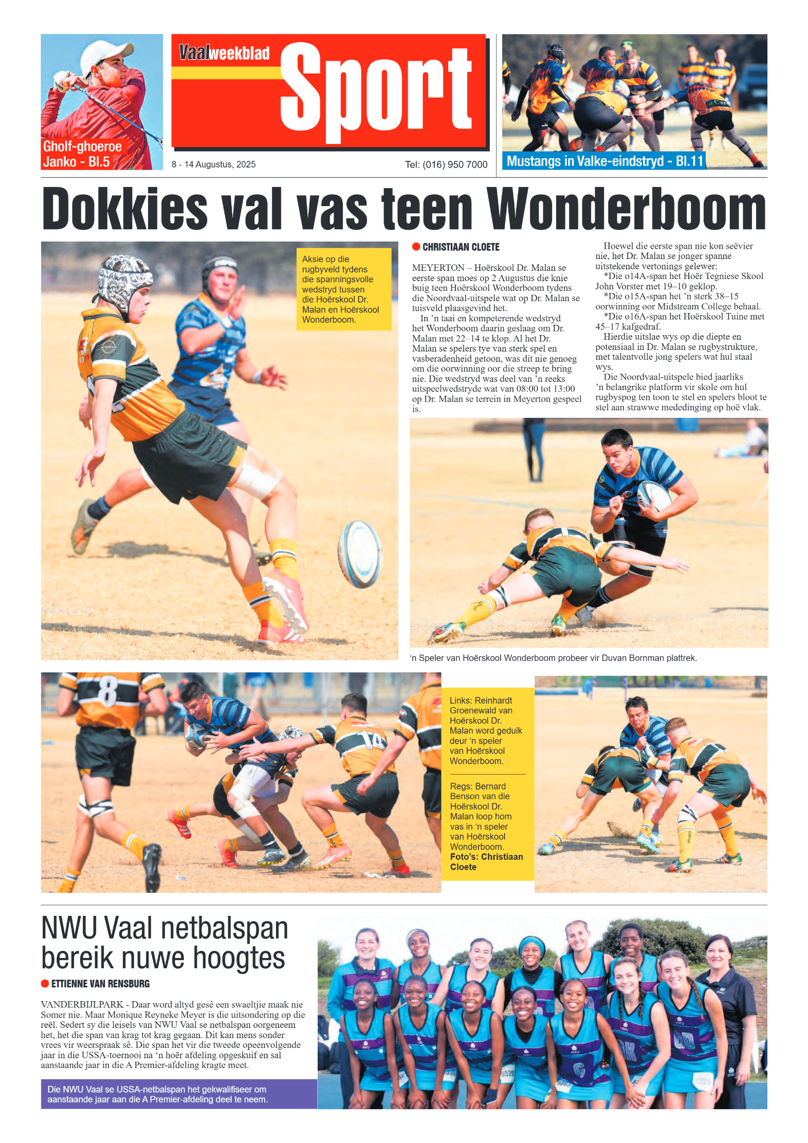 Vaalweekblad 8 – 14 Augustus, 2025 page 12