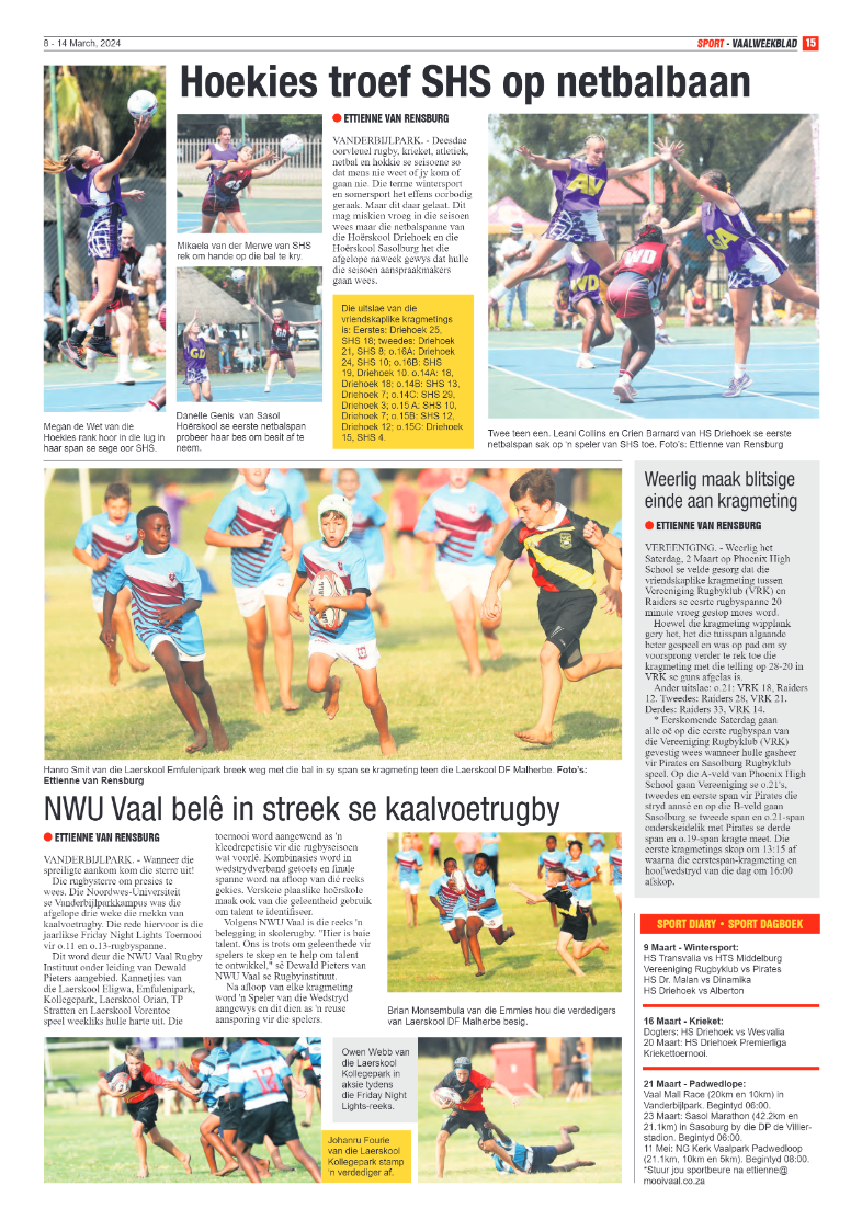Vaalweekblad 8 – 14 March 2024 page 15