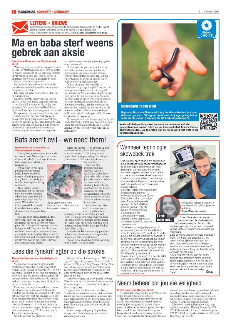 Vaalweekblad 8 – 14 March 2024 page 6