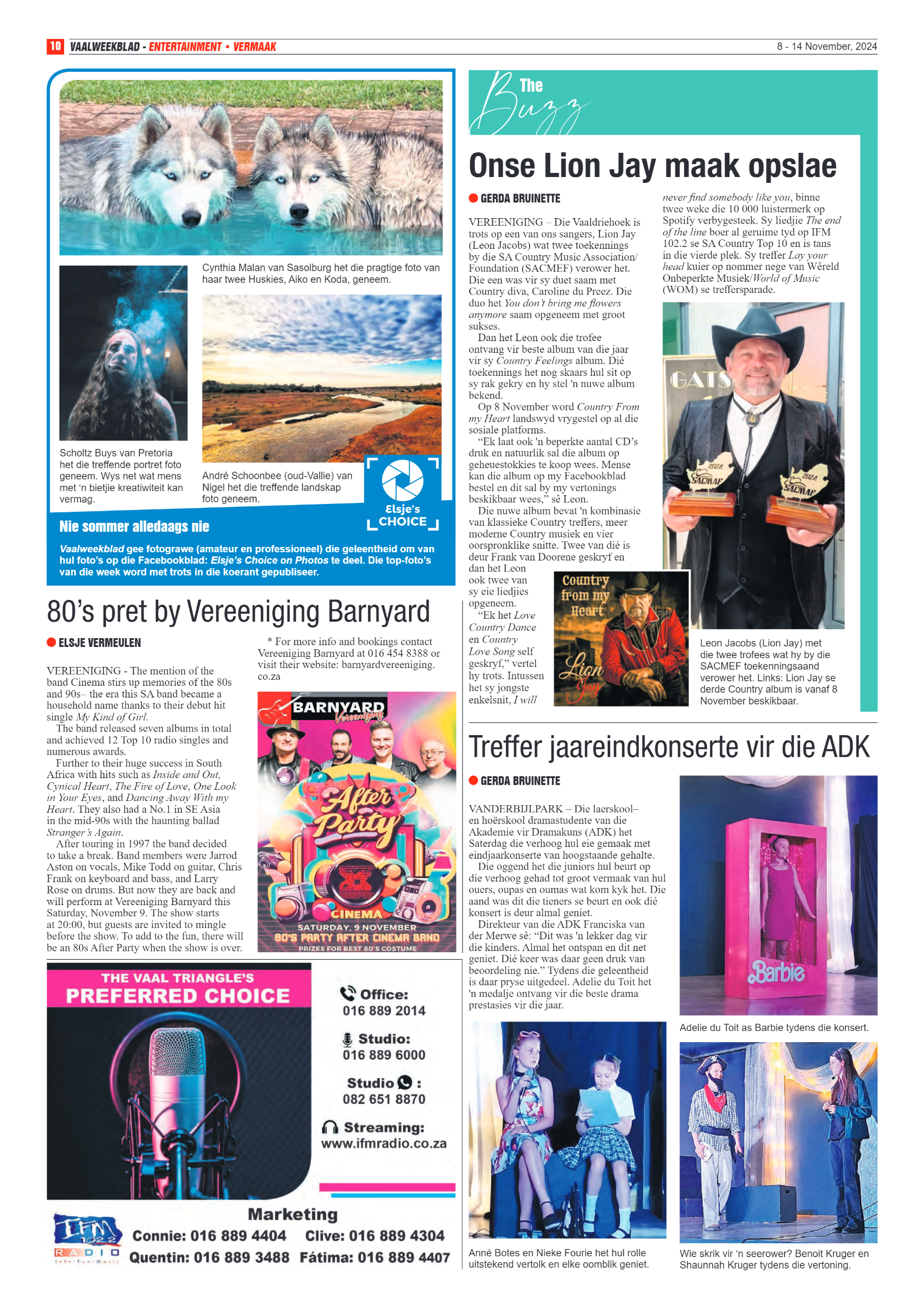 Vaalweekblad – 8 – 14 November, 2024 page 10