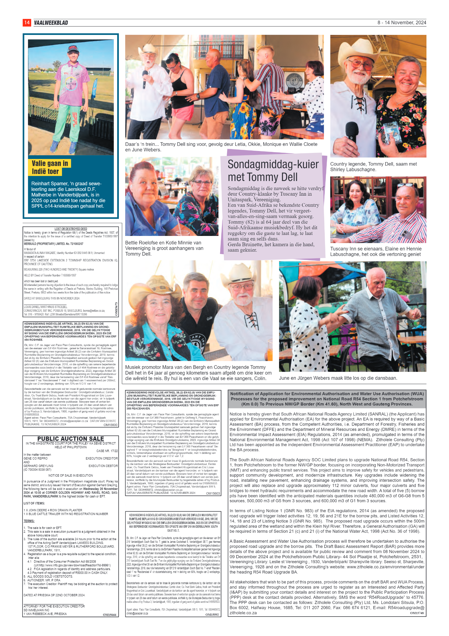 Vaalweekblad – 8 – 14 November, 2024 page 14