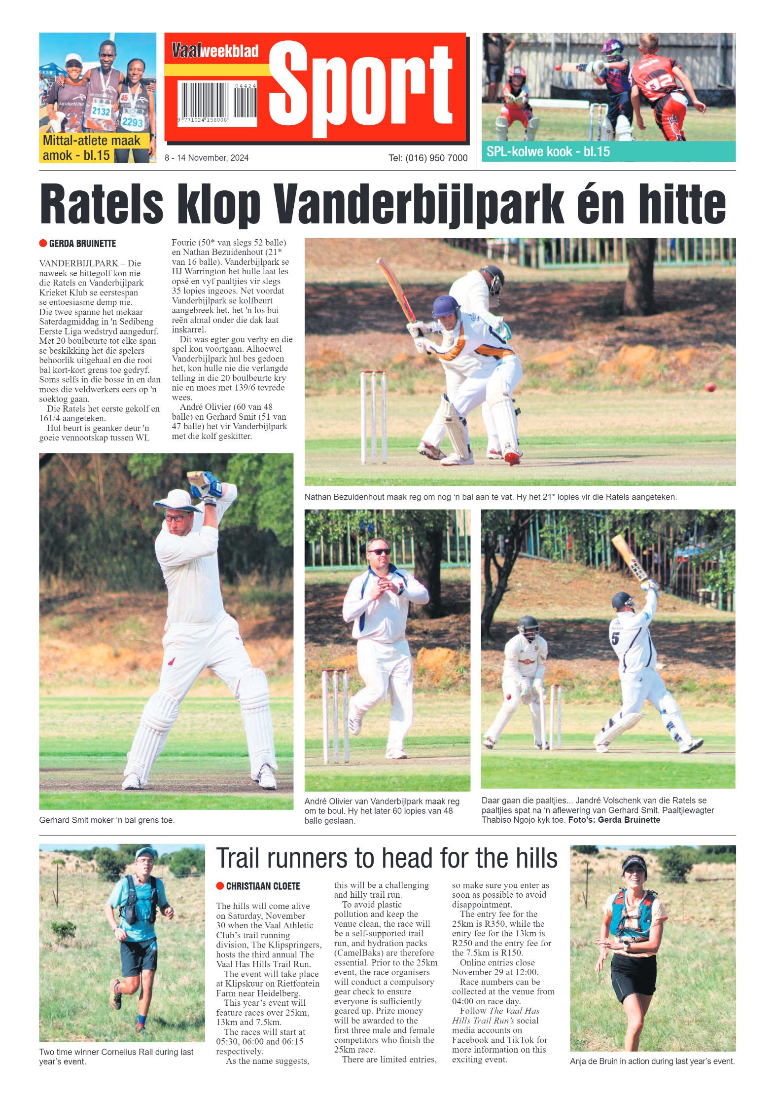 Vaalweekblad – 8 – 14 November, 2024 page 16