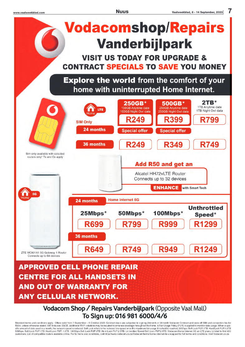 Vaalweekblad, 8 – 14 September, 2023 page 7