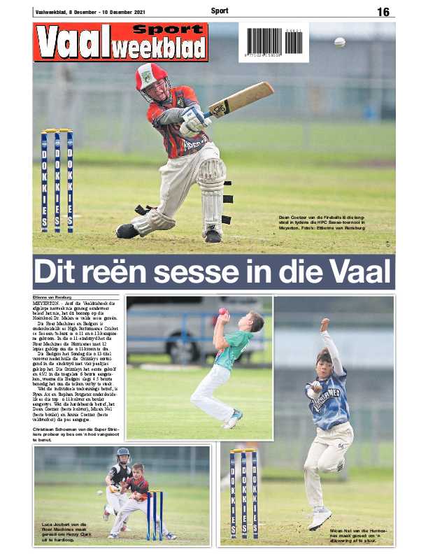 Vaalweekblad, 8 Desember – 10 Desember 2021 page 16