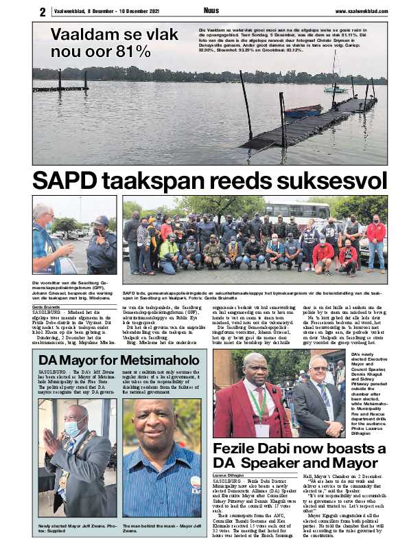 Vaalweekblad, 8 Desember – 10 Desember 2021 page 2