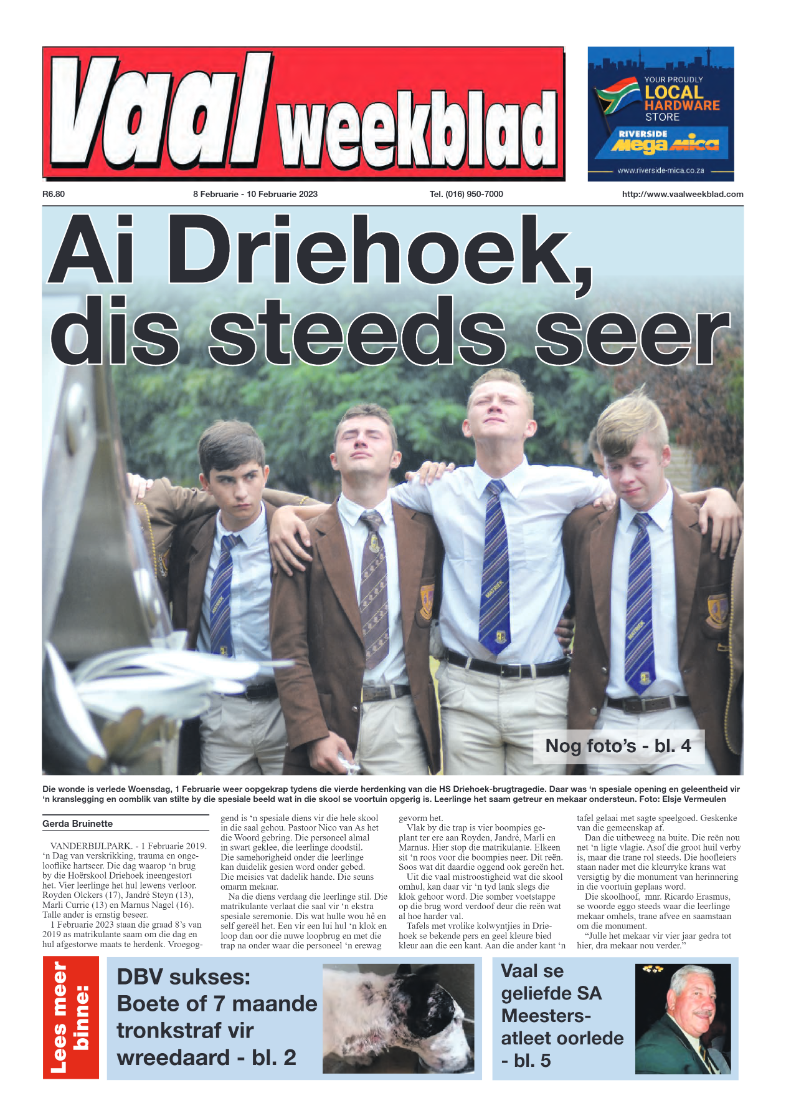 Vaalweekblad, 8 Februarie – 10 Februarie 2023 page 1