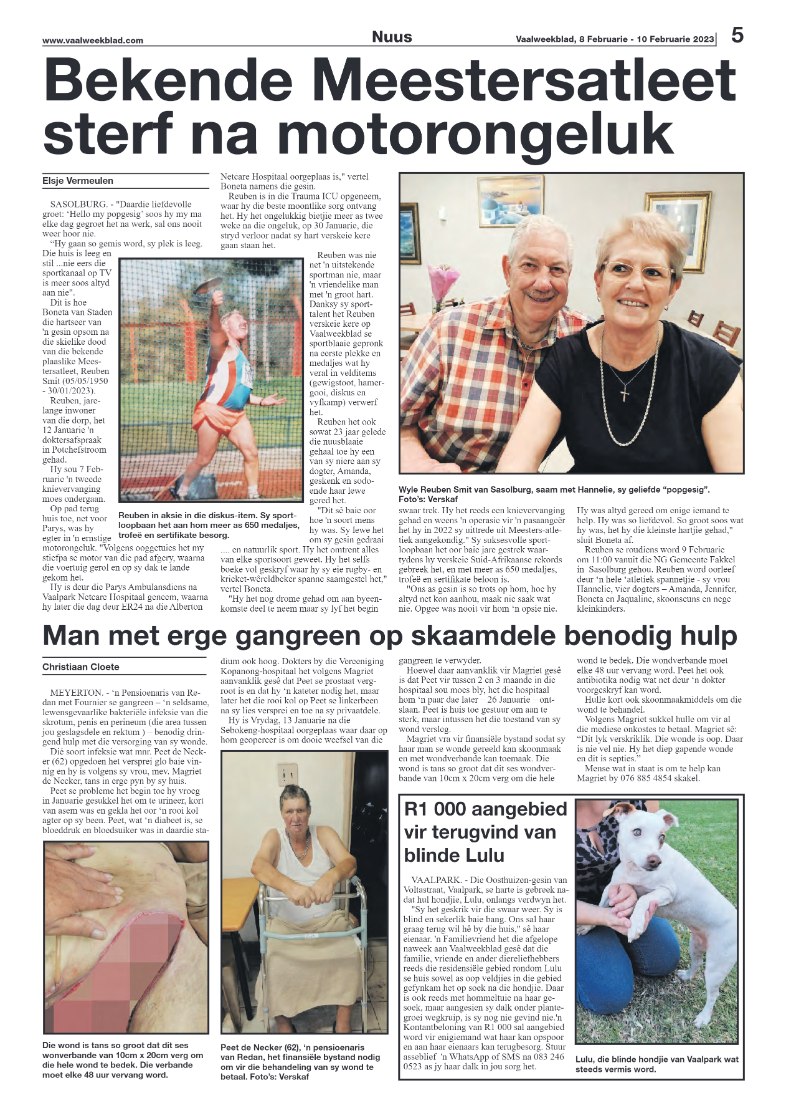Vaalweekblad, 8 Februarie – 10 Februarie 2023 page 5