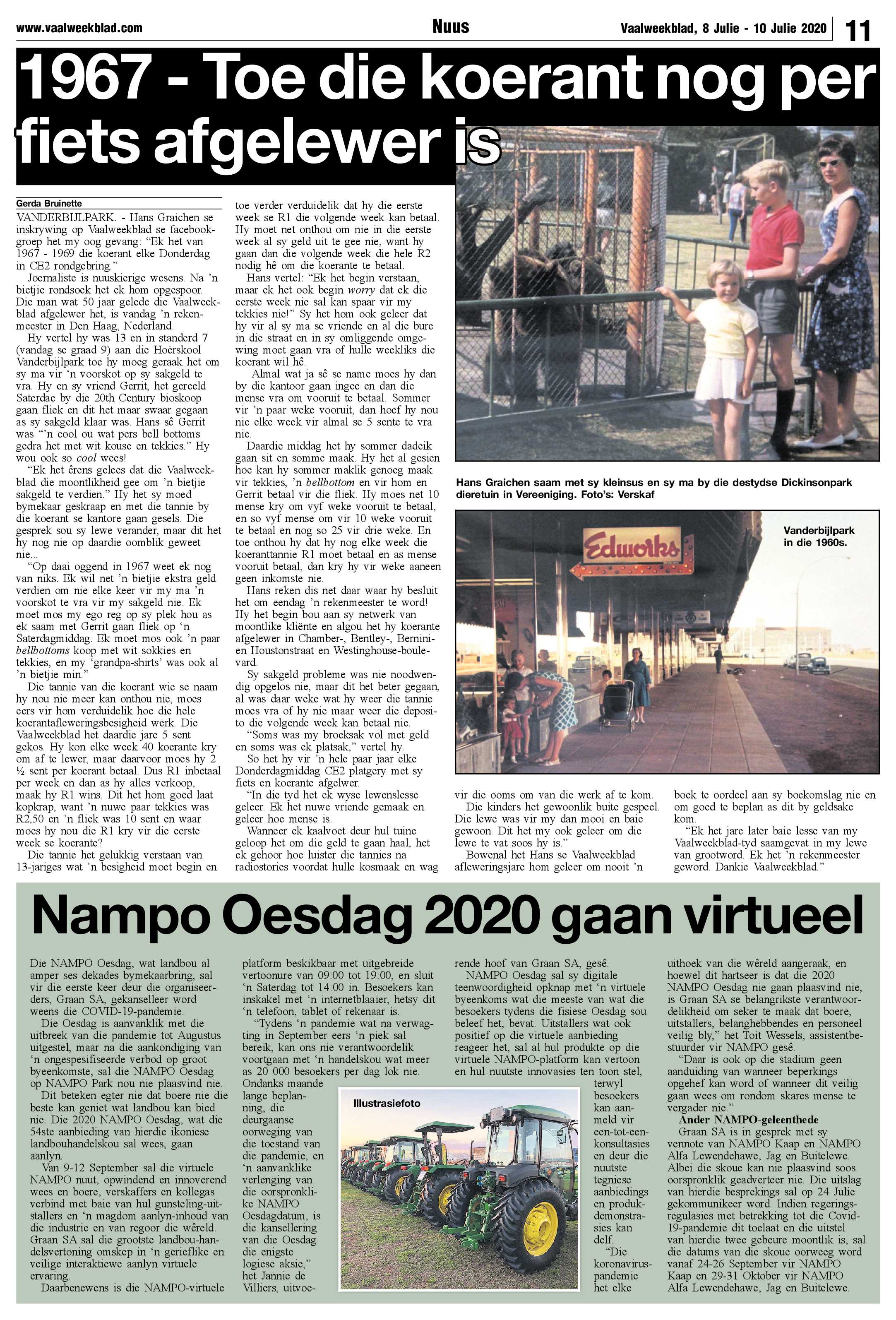 Vaalweekblad 8 Julie – 10 Julie 2020 page 11