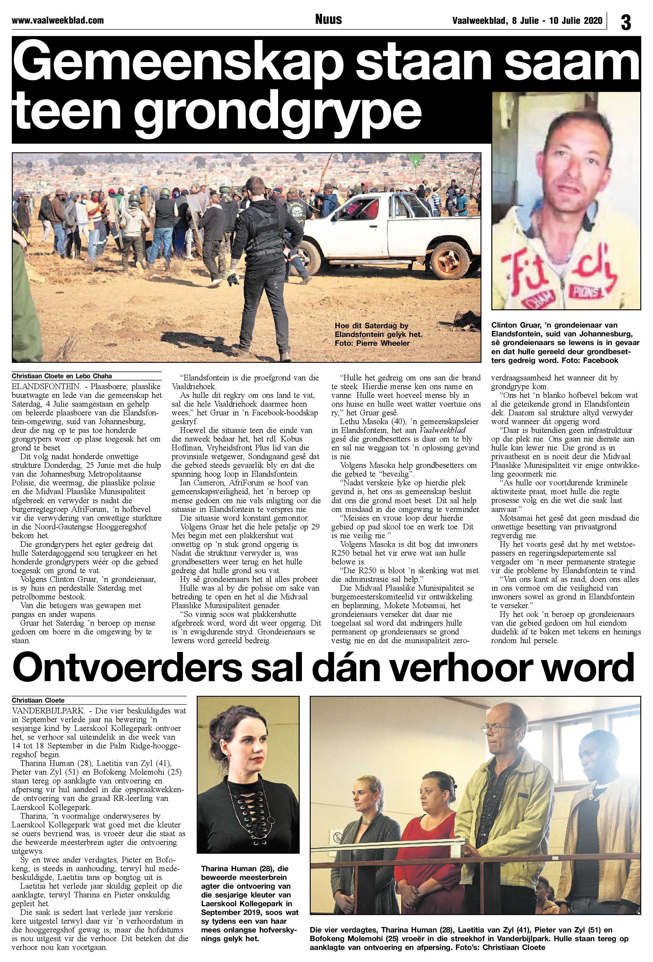 Vaalweekblad 8 Julie – 10 Julie 2020 page 3