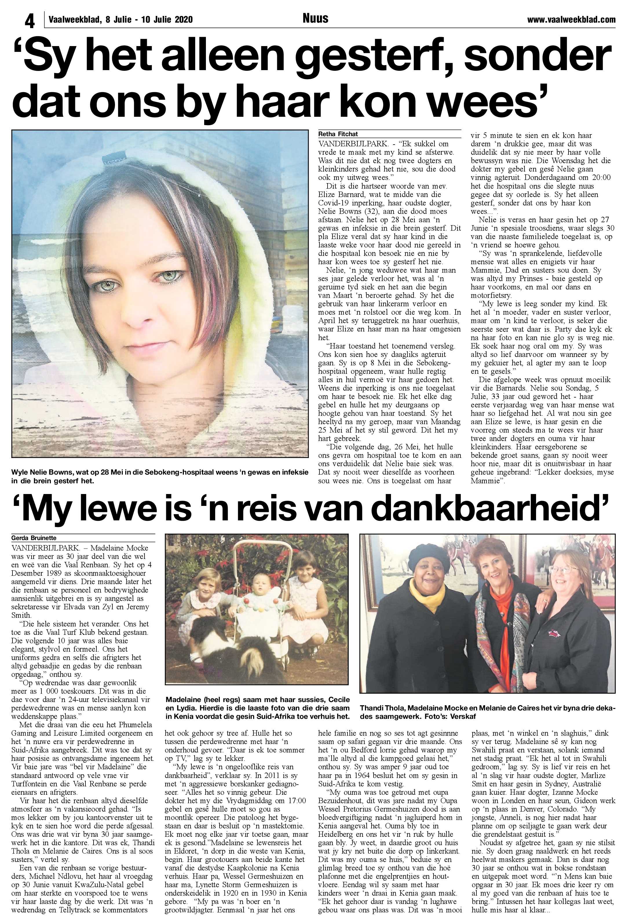 Vaalweekblad 8 Julie – 10 Julie 2020 page 4