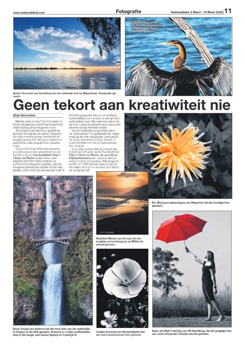 Vaalweekblad, 8 Maart – 10 Maart 2023 page 11