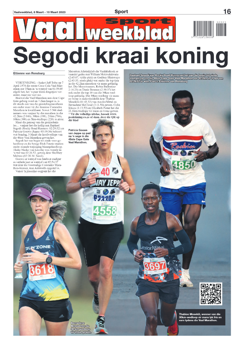Vaalweekblad, 8 Maart – 10 Maart 2023 page 16