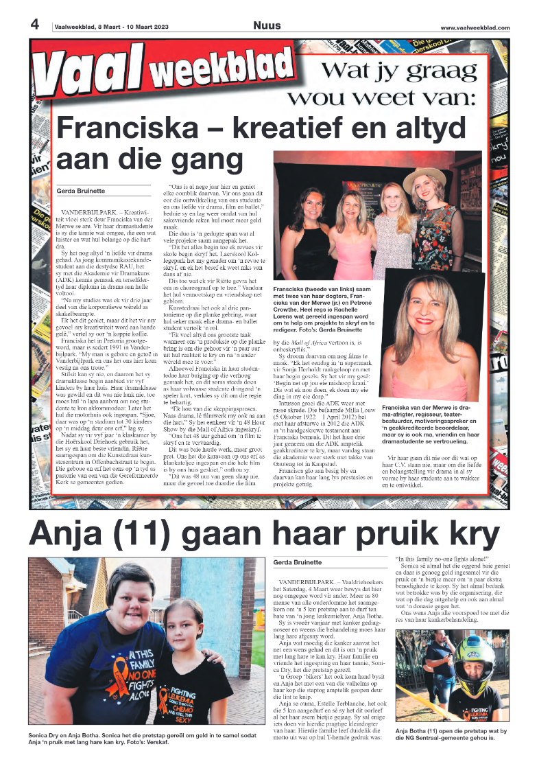 Vaalweekblad, 8 Maart – 10 Maart 2023 page 4