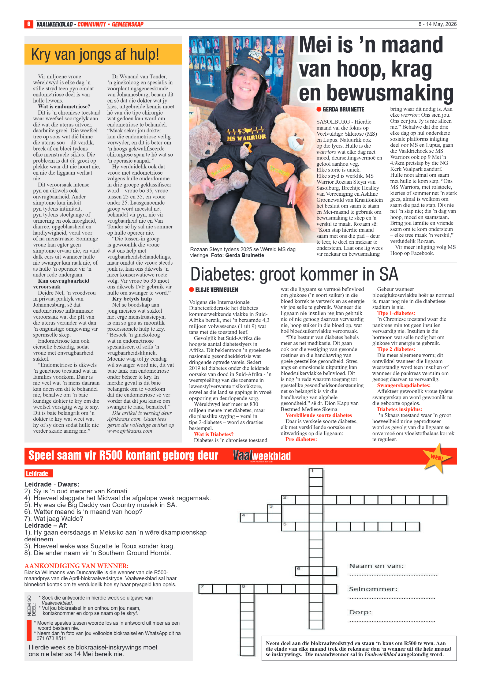 Vaalweekblad – 8 Mei 2026 page 6