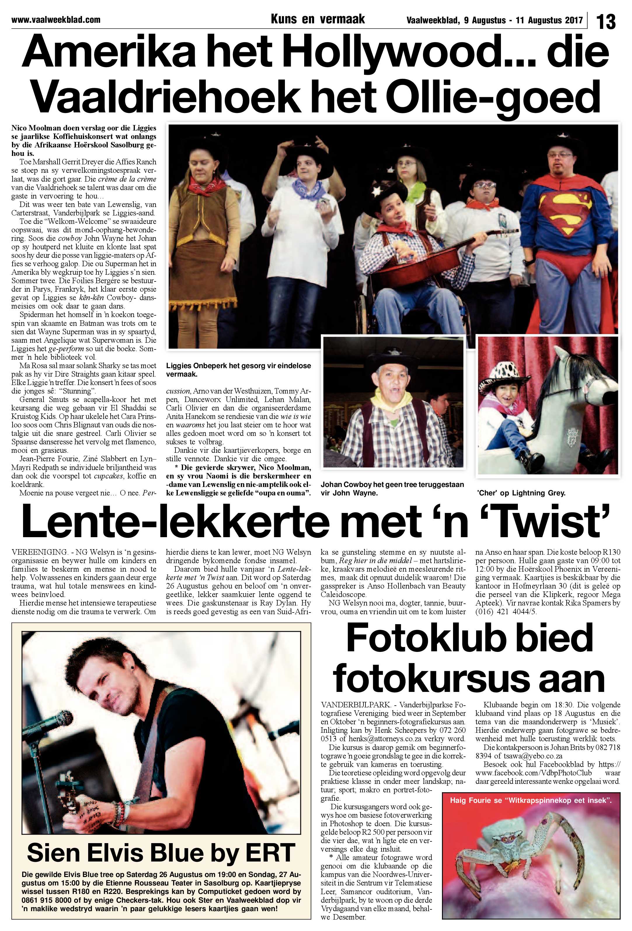 Vaalweekblad 9 – 11 Augustus 2017 page 13