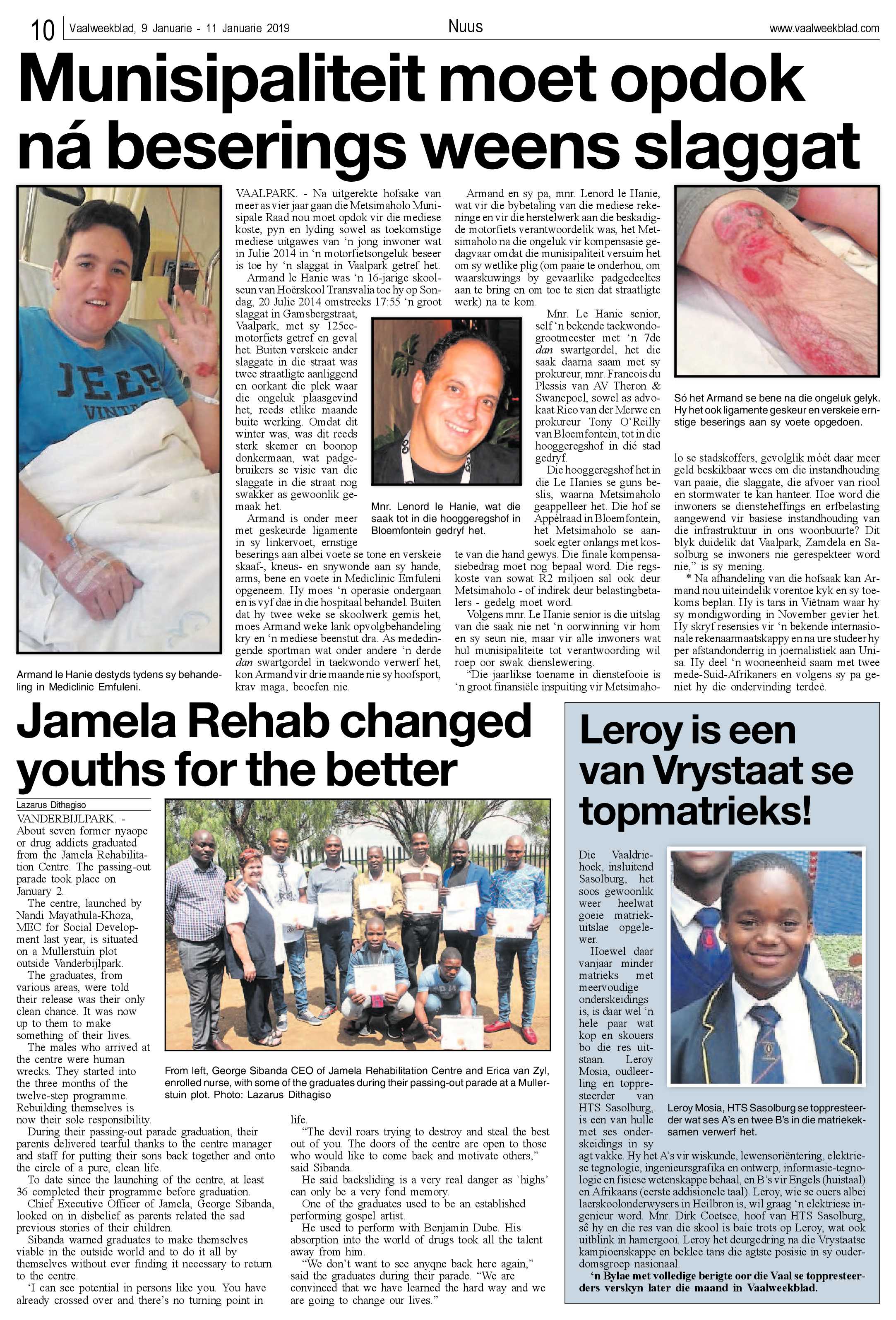 Vaalweekblad 9 – 11 Januarie 2019 page 10