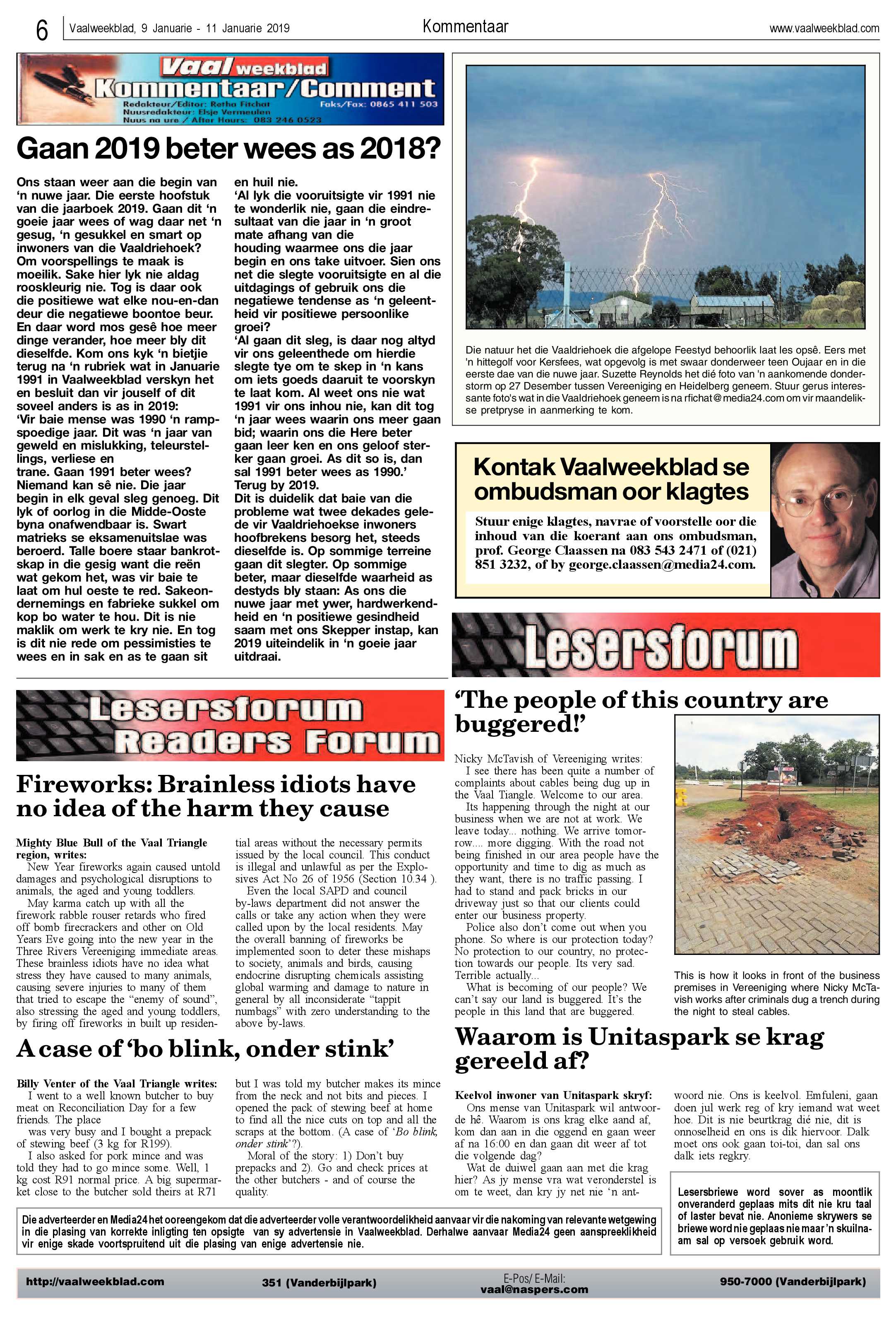 Vaalweekblad 9 – 11 Januarie 2019 page 6