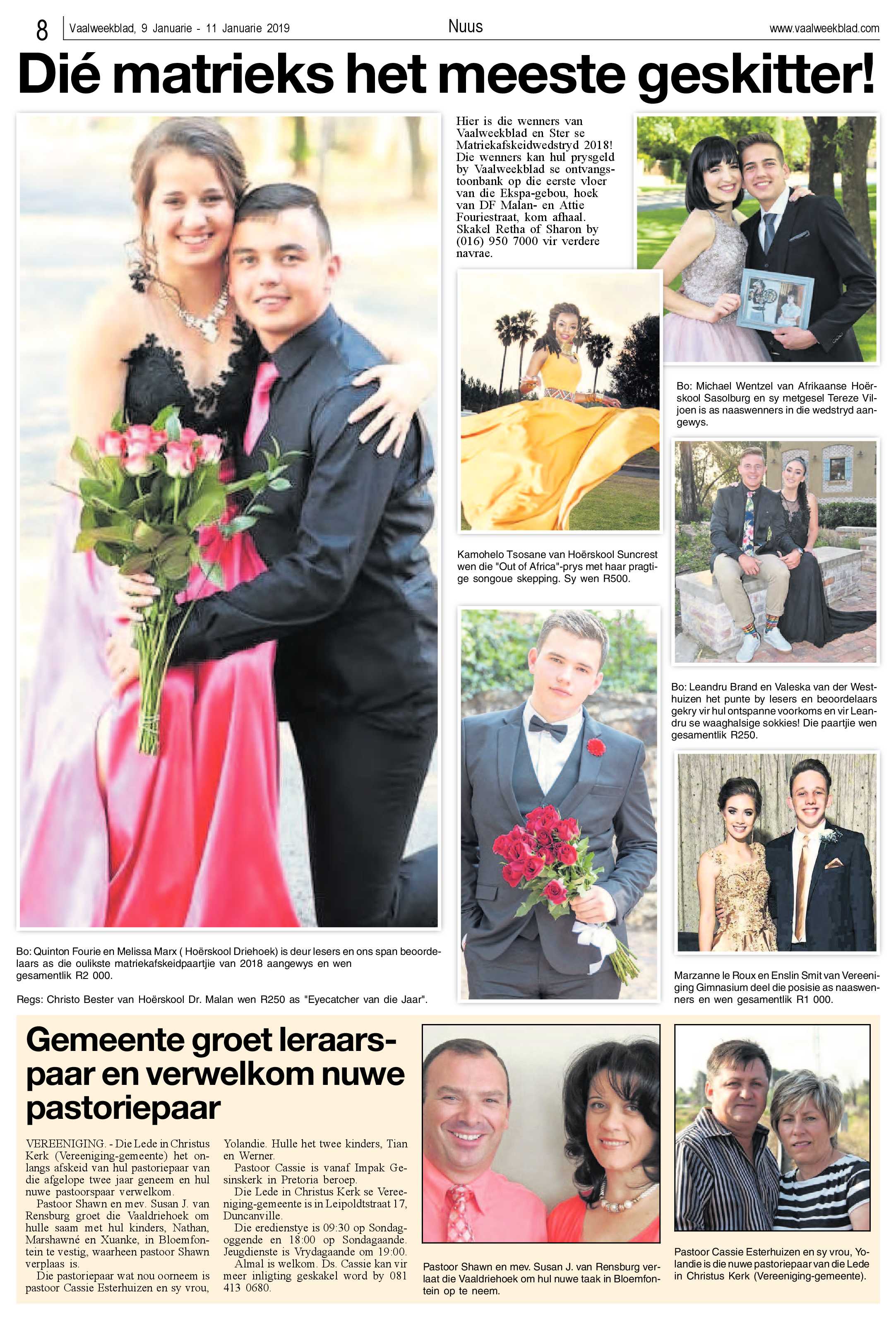 Vaalweekblad 9 – 11 Januarie 2019 page 8