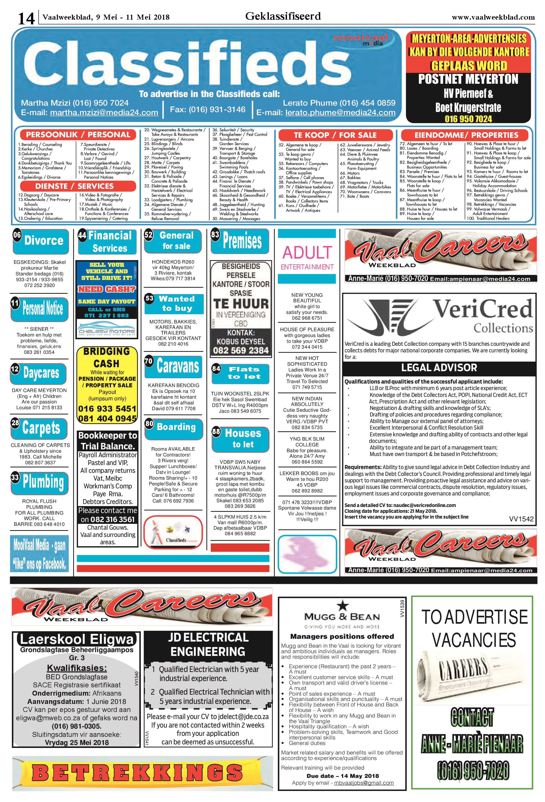 Vaalweekblad 9 – 12 Mei 2018 page 14