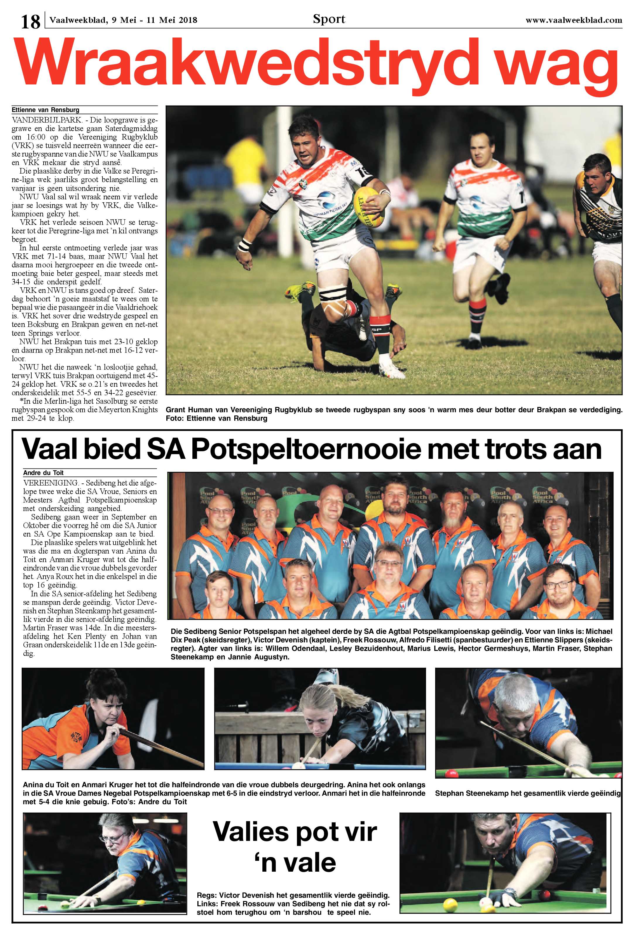 Vaalweekblad 9 – 12 Mei 2018 page 18