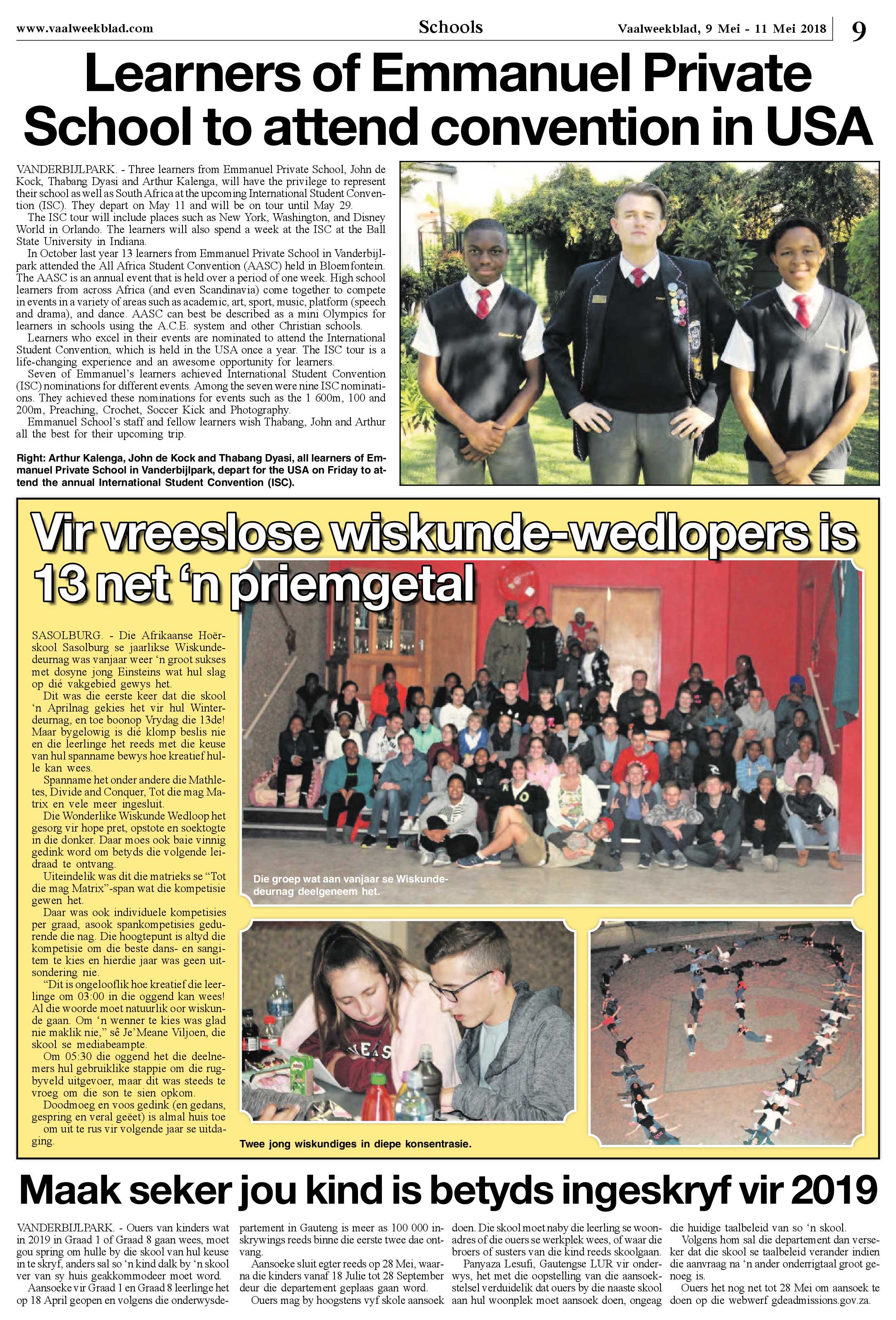 Vaalweekblad 9 – 12 Mei 2018 page 9