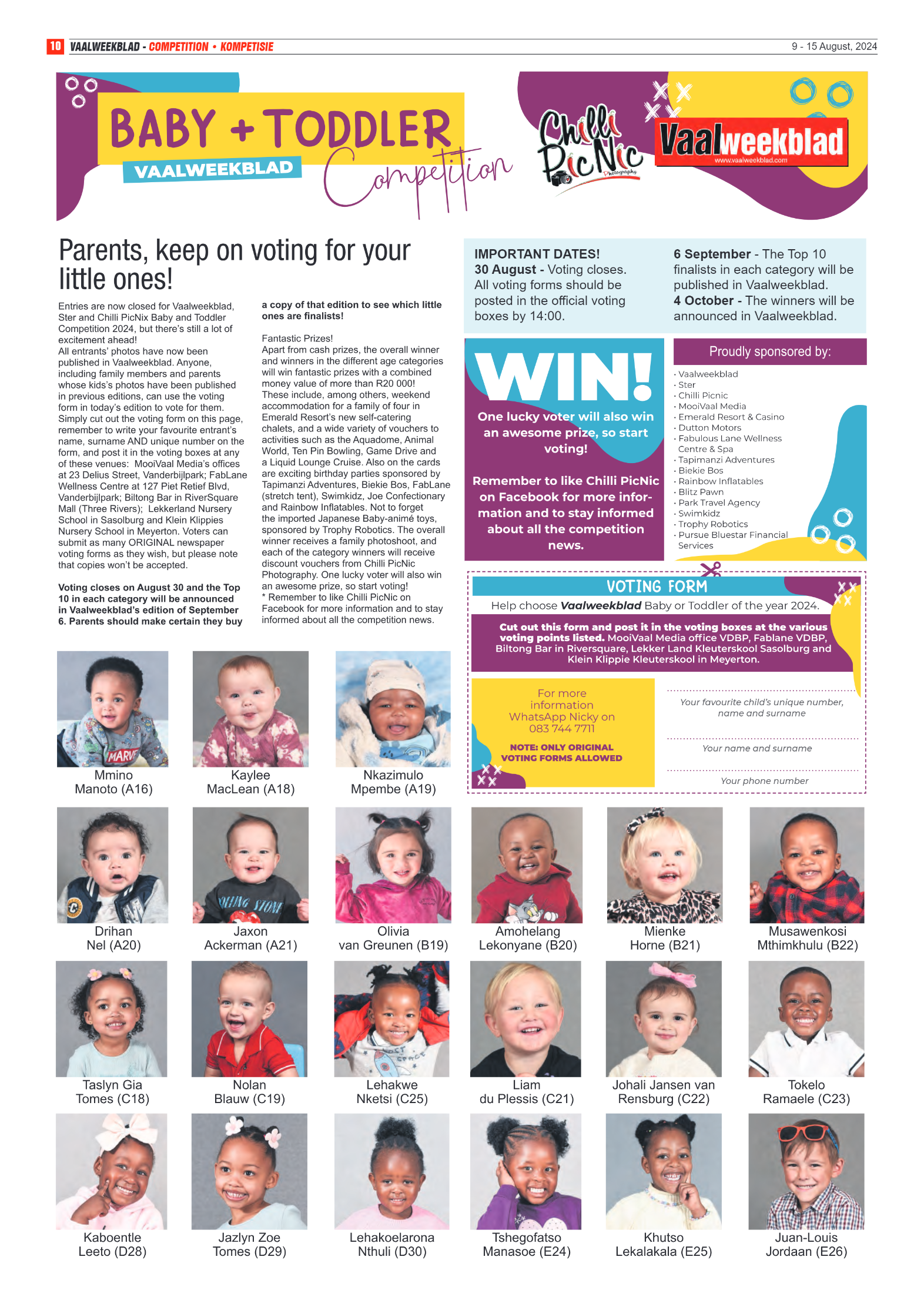 Vaalweekblad 9 – 15 August, 2024 page 10