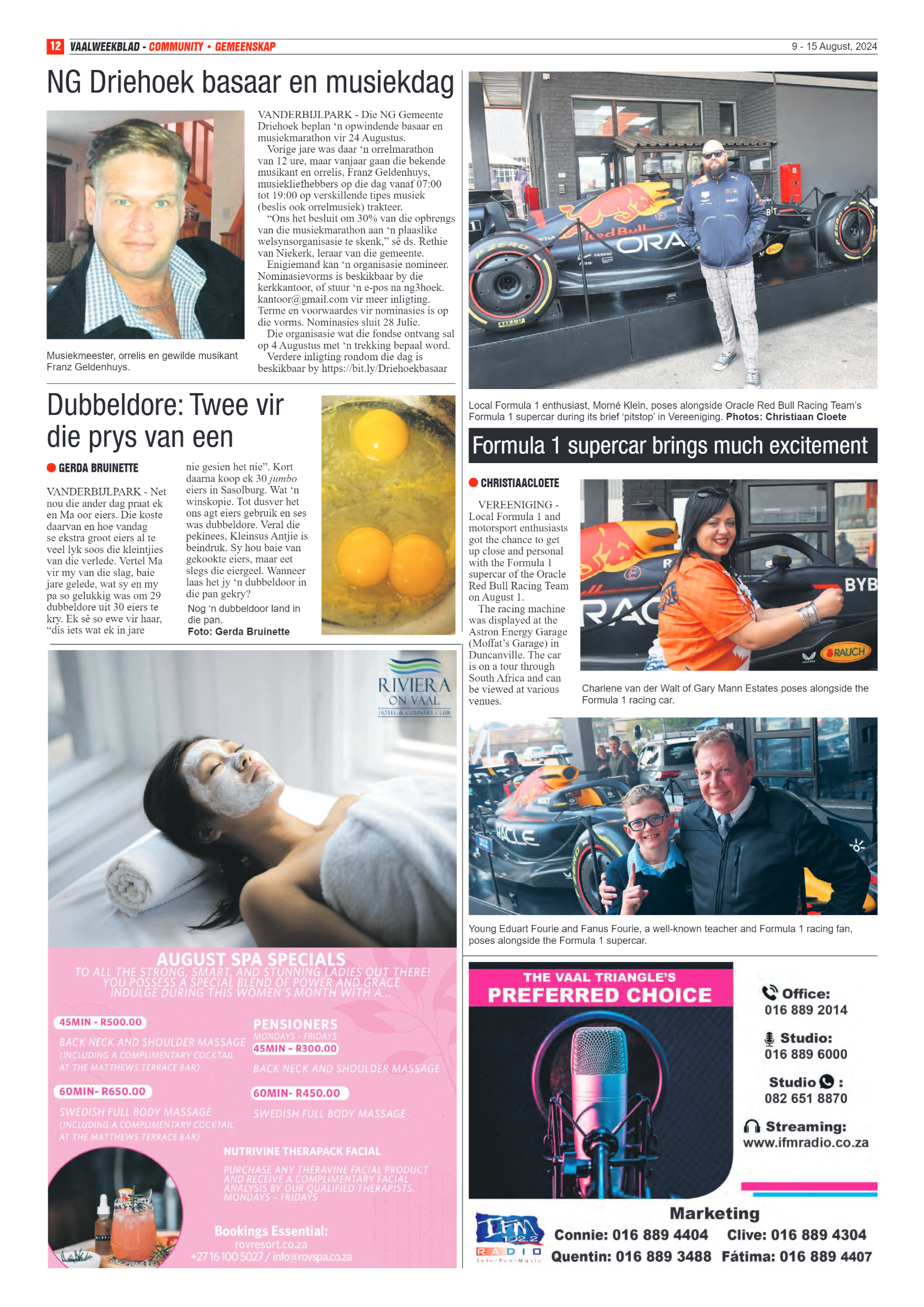 Vaalweekblad 9 – 15 August, 2024 page 12
